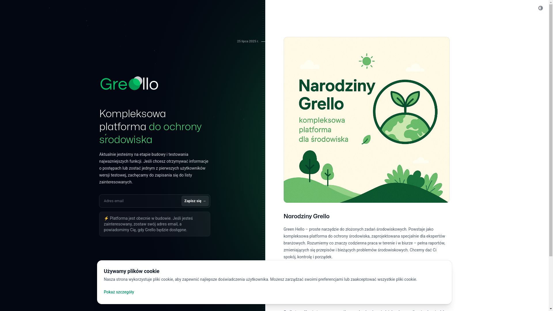 website screenshot of https://grello-landingpage.pages.dev/