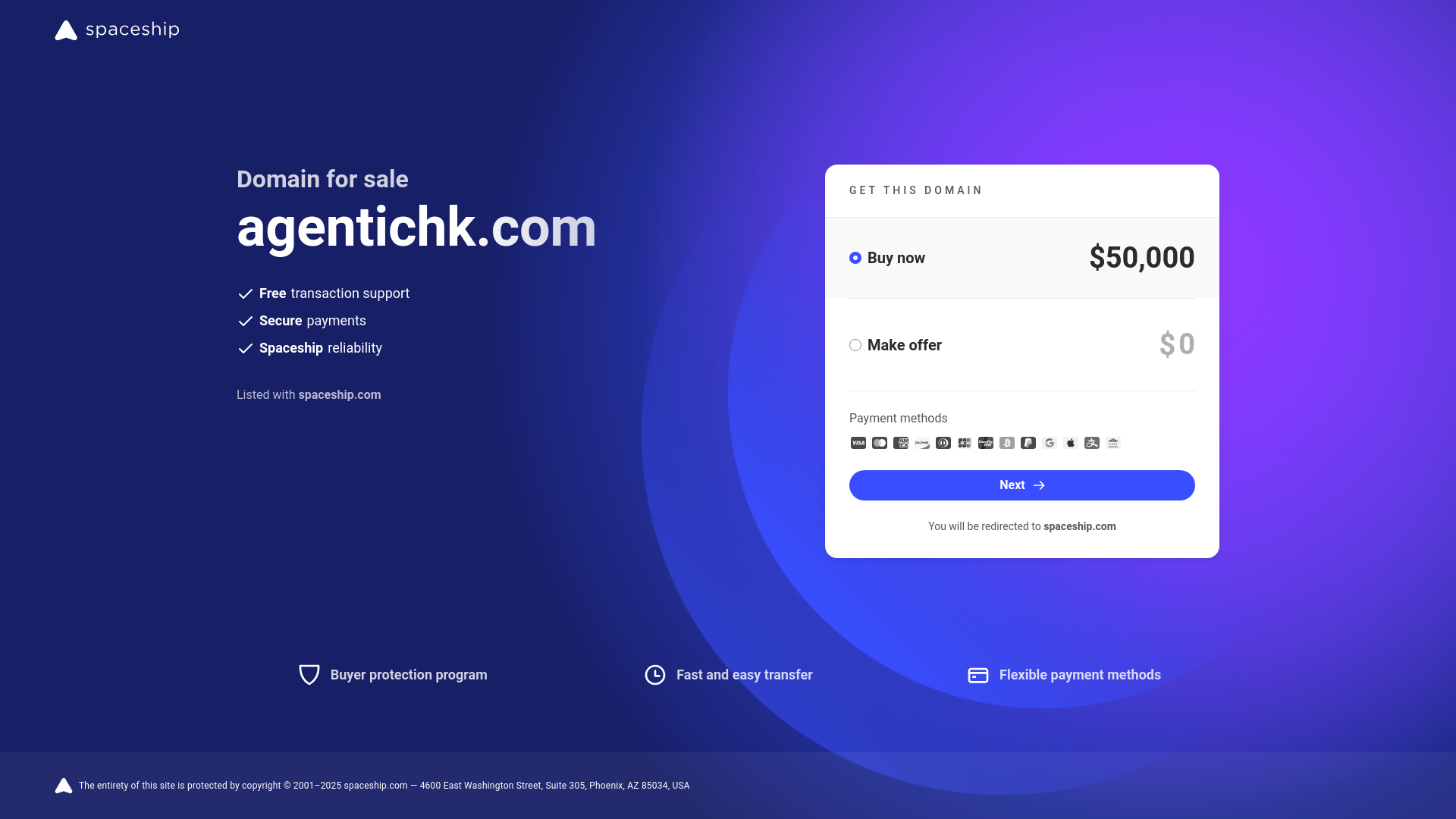 website screenshot of https://agentichk.com/
