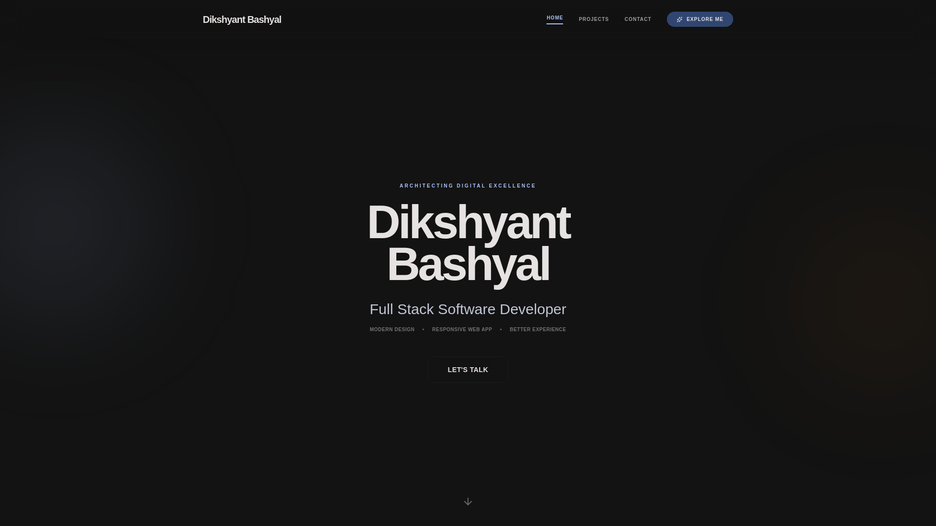 website screenshot of https://dikshyantbashyal.com.np/