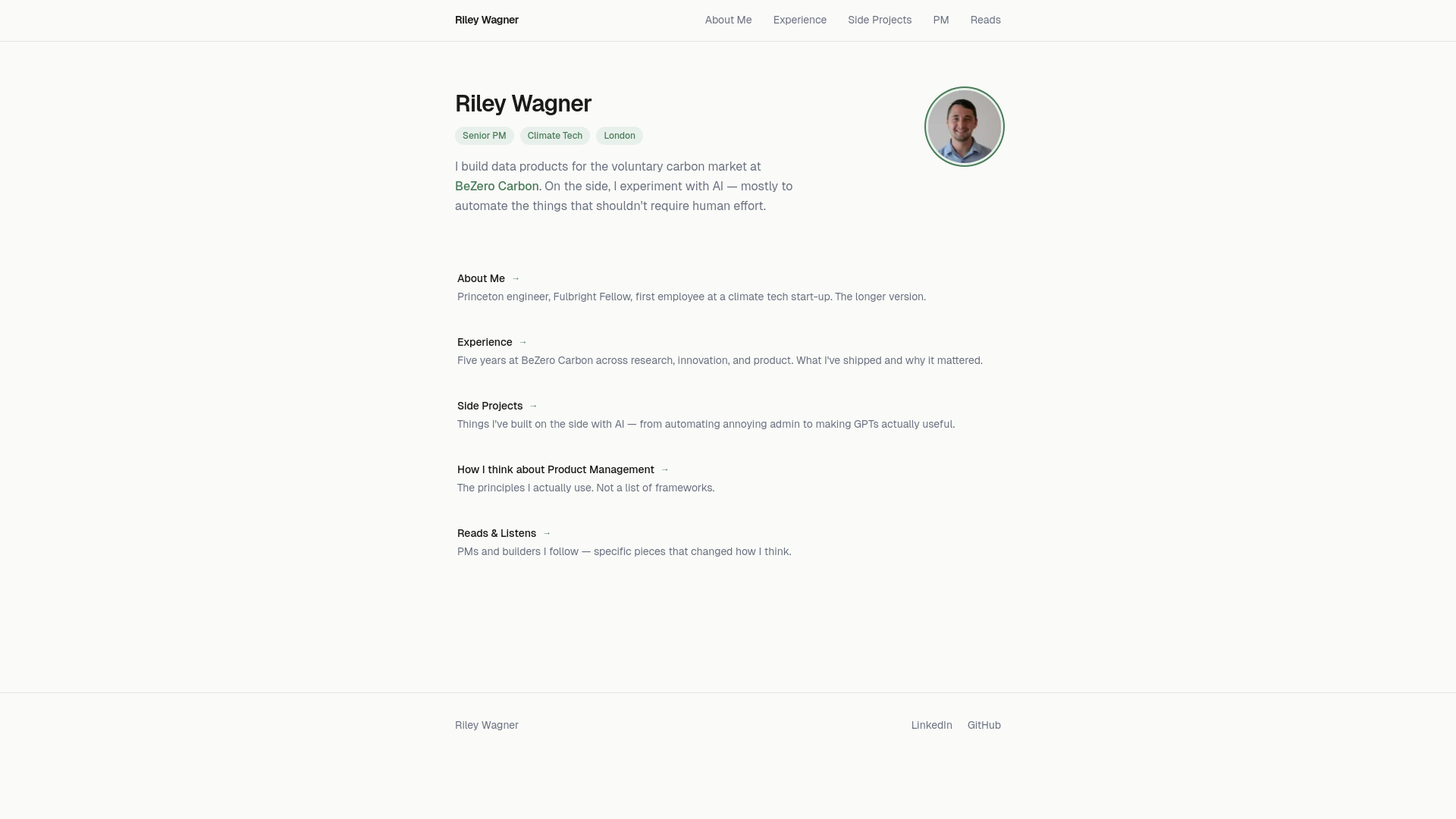 website screenshot of https://riley0wagner.com/