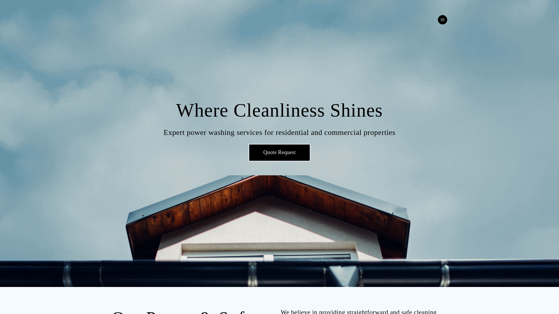 website screenshot of https://peakpressurefla.com/