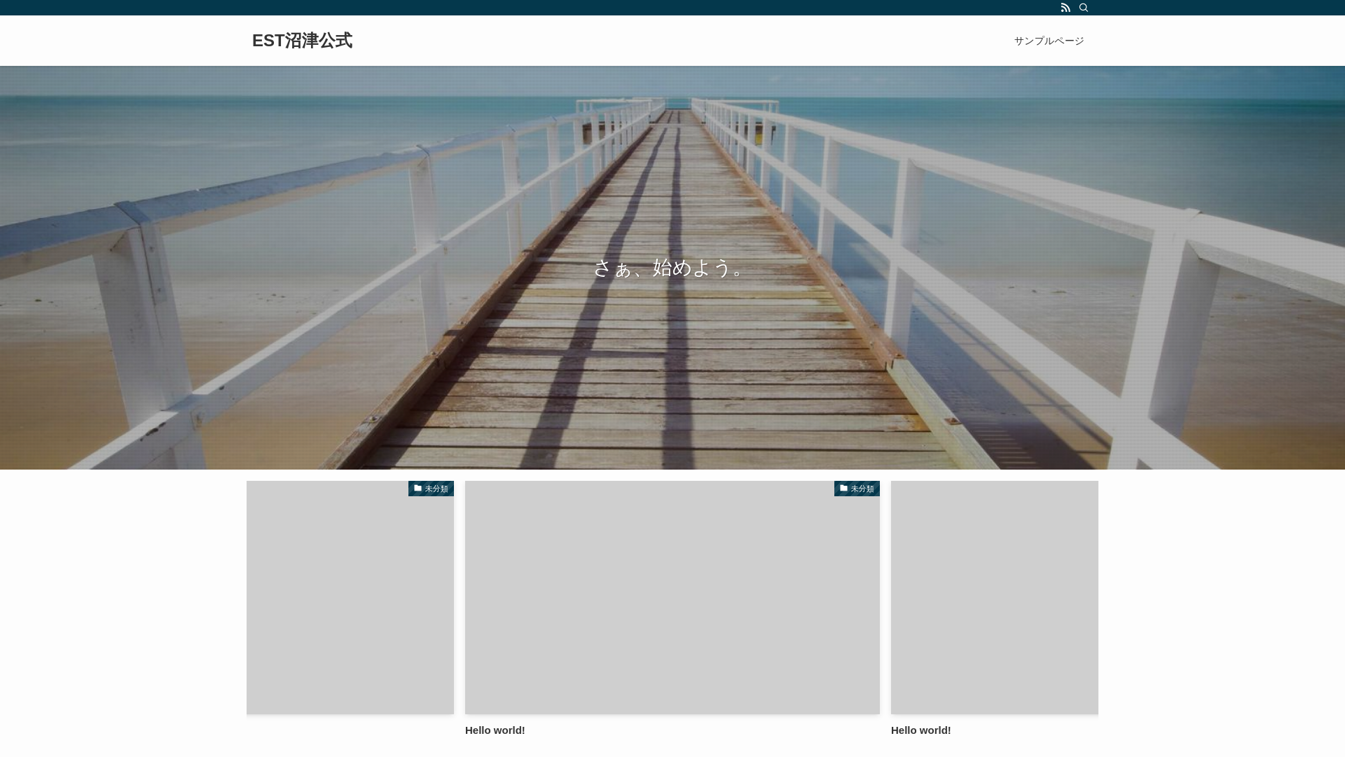 website screenshot of https://estnumazu.com