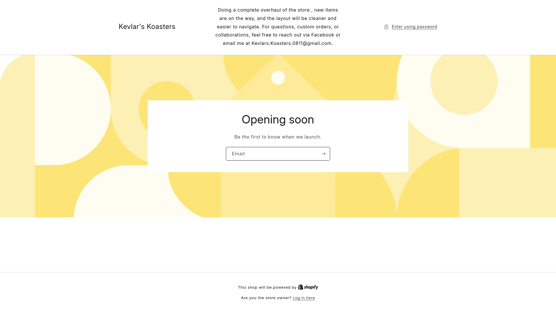 website screenshot of https://kevlarsengraving.com/