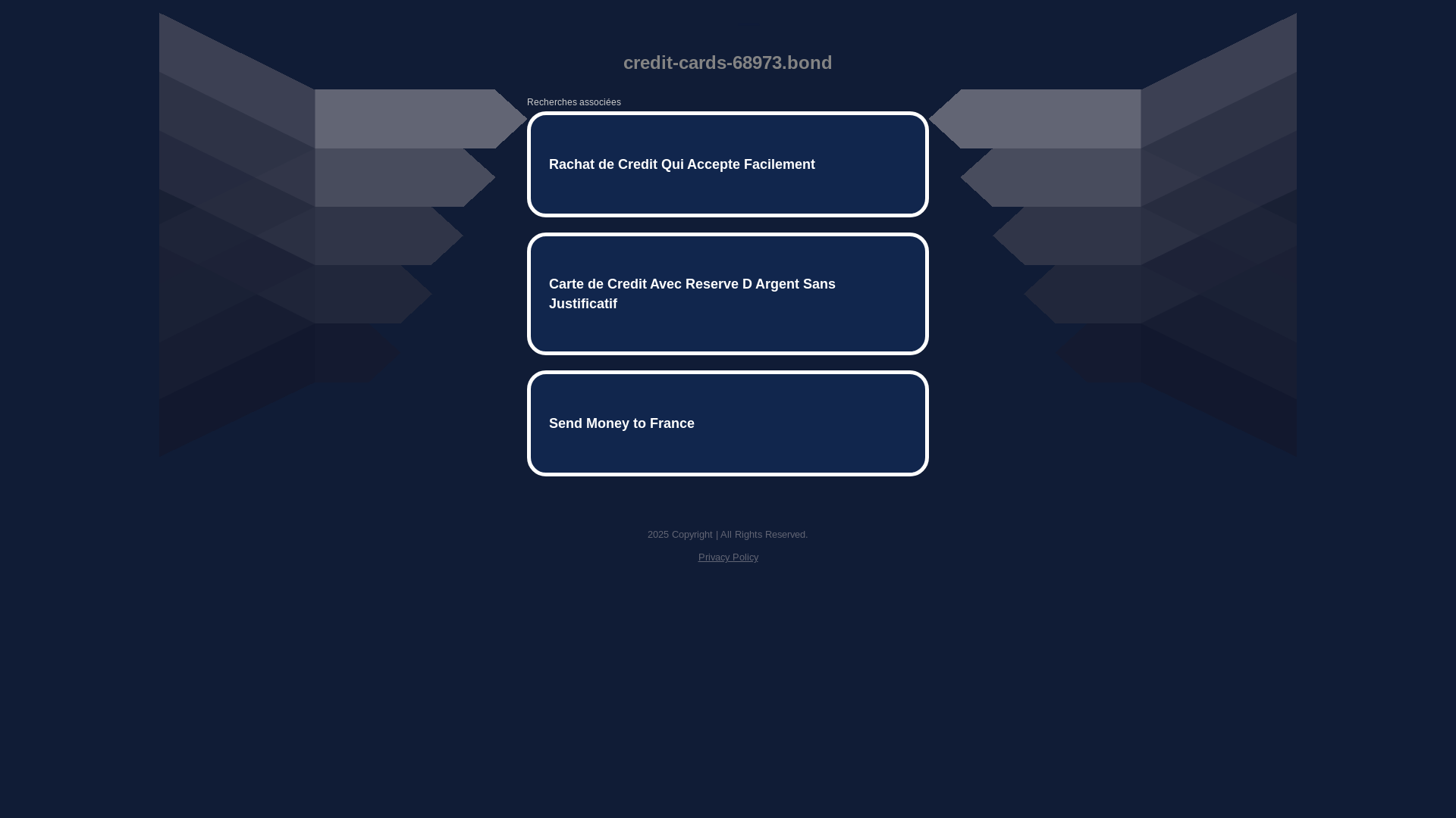 website screenshot of https://credit-cards-68973.bond/