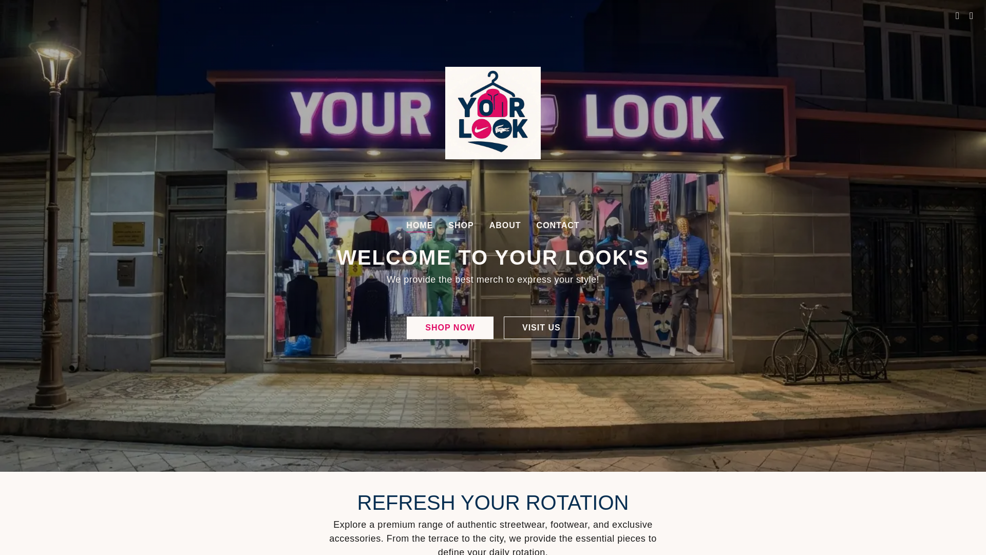 website screenshot of https://your-look-boutique.pages.dev/