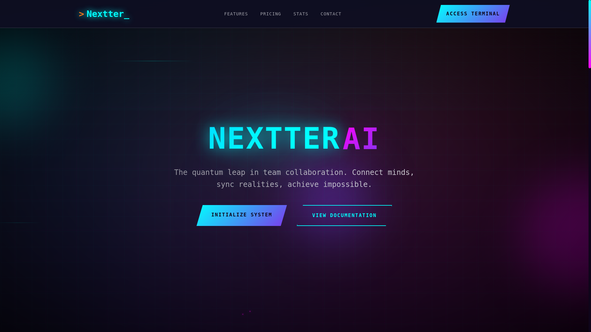 website screenshot of https://nextter-landing-page.pages.dev/