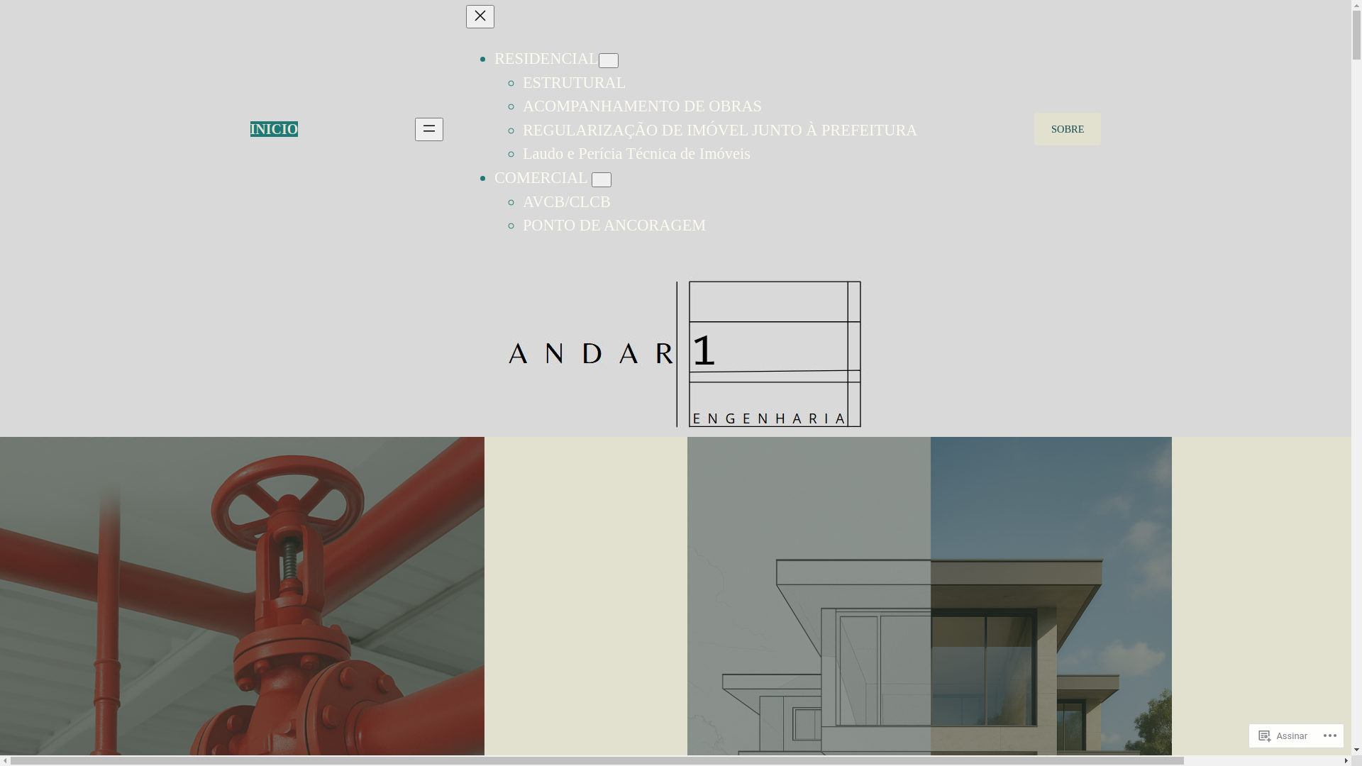 website screenshot of https://andar1engenharia.com.br/