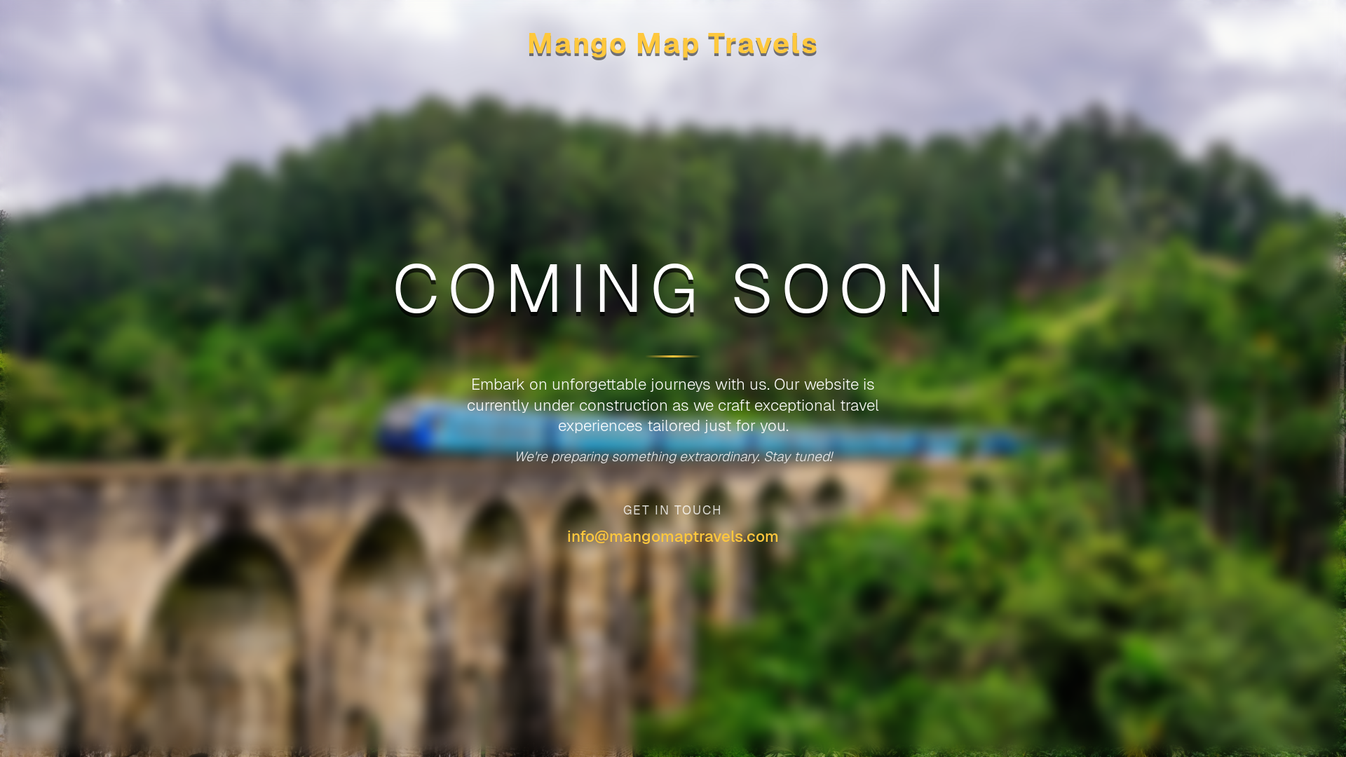 website screenshot of https://mangomaptravels.com/