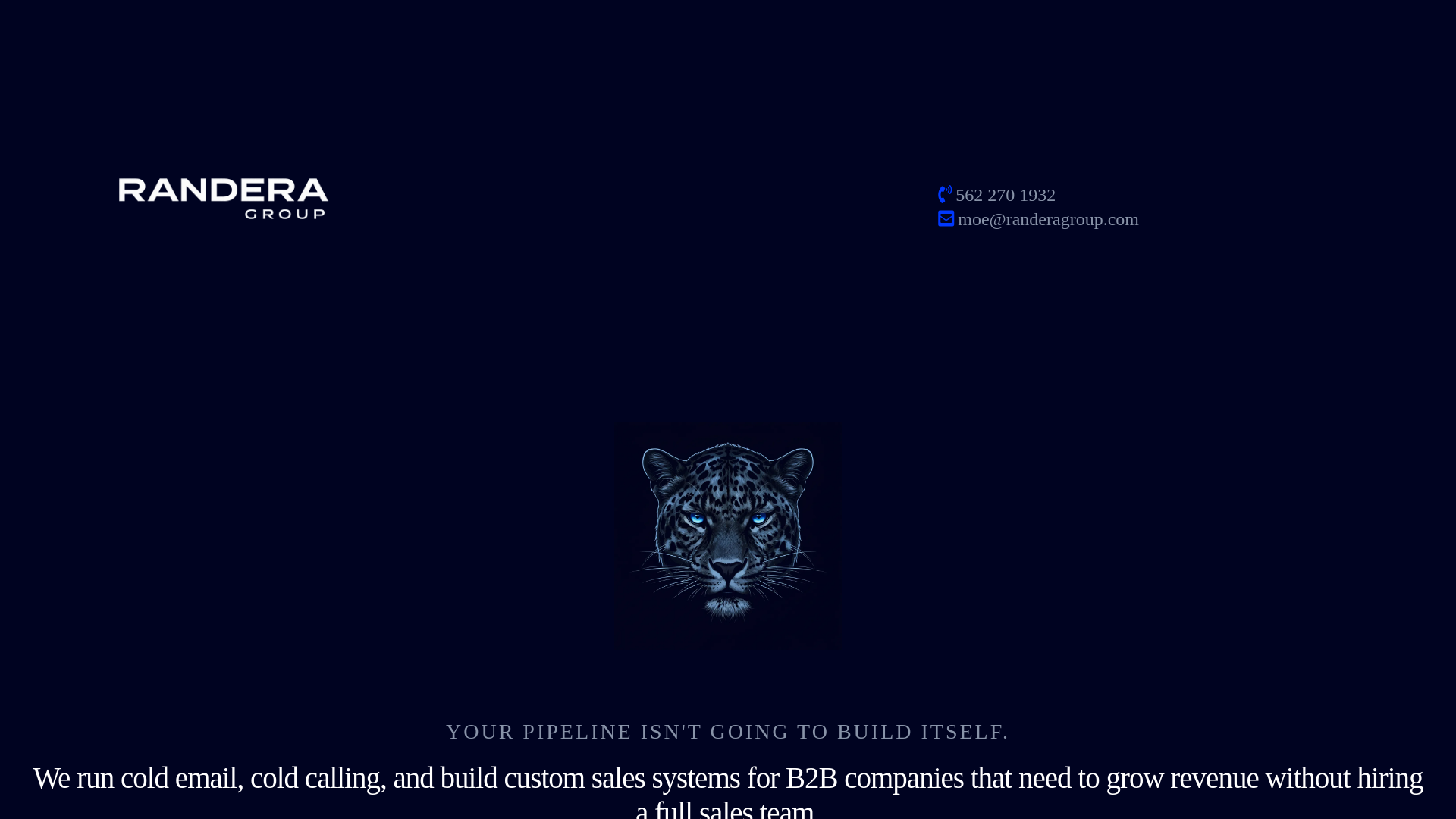 website screenshot of https://joinranderagroup.com/