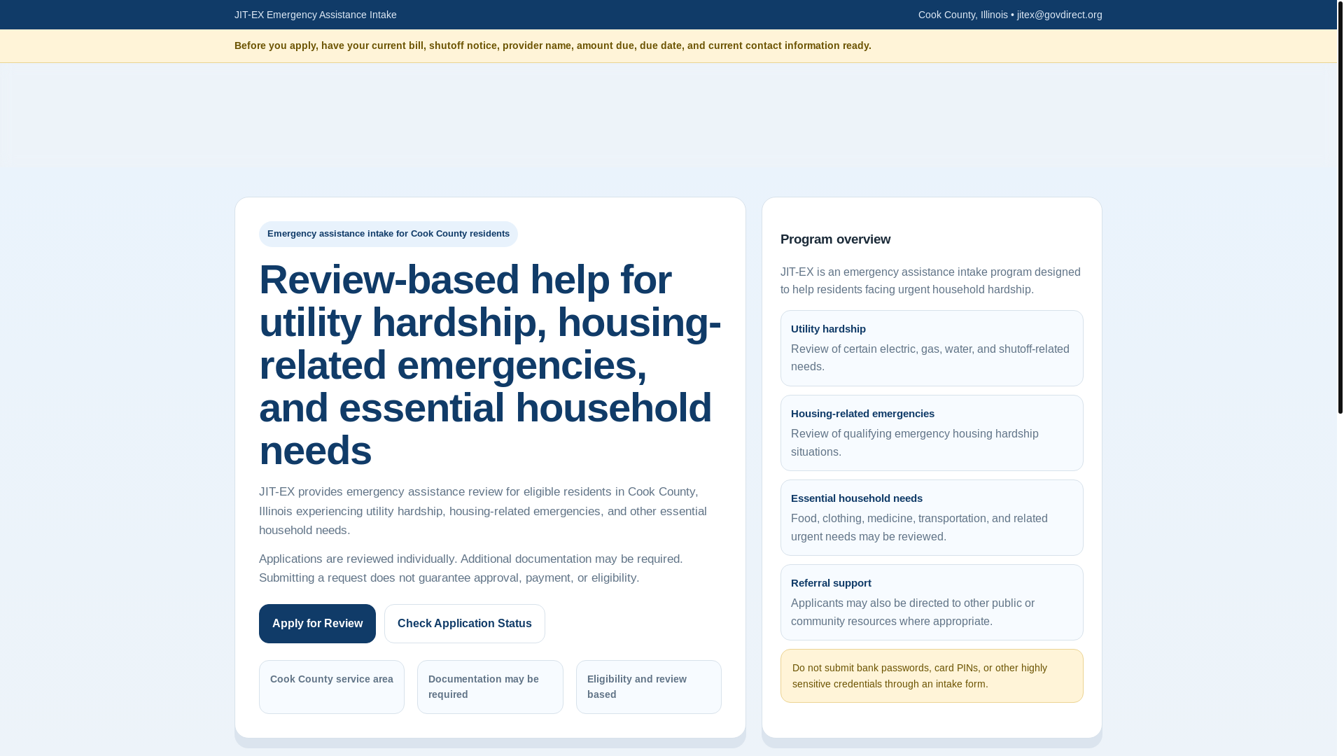 website screenshot of https://jitexhelp.pages.dev/