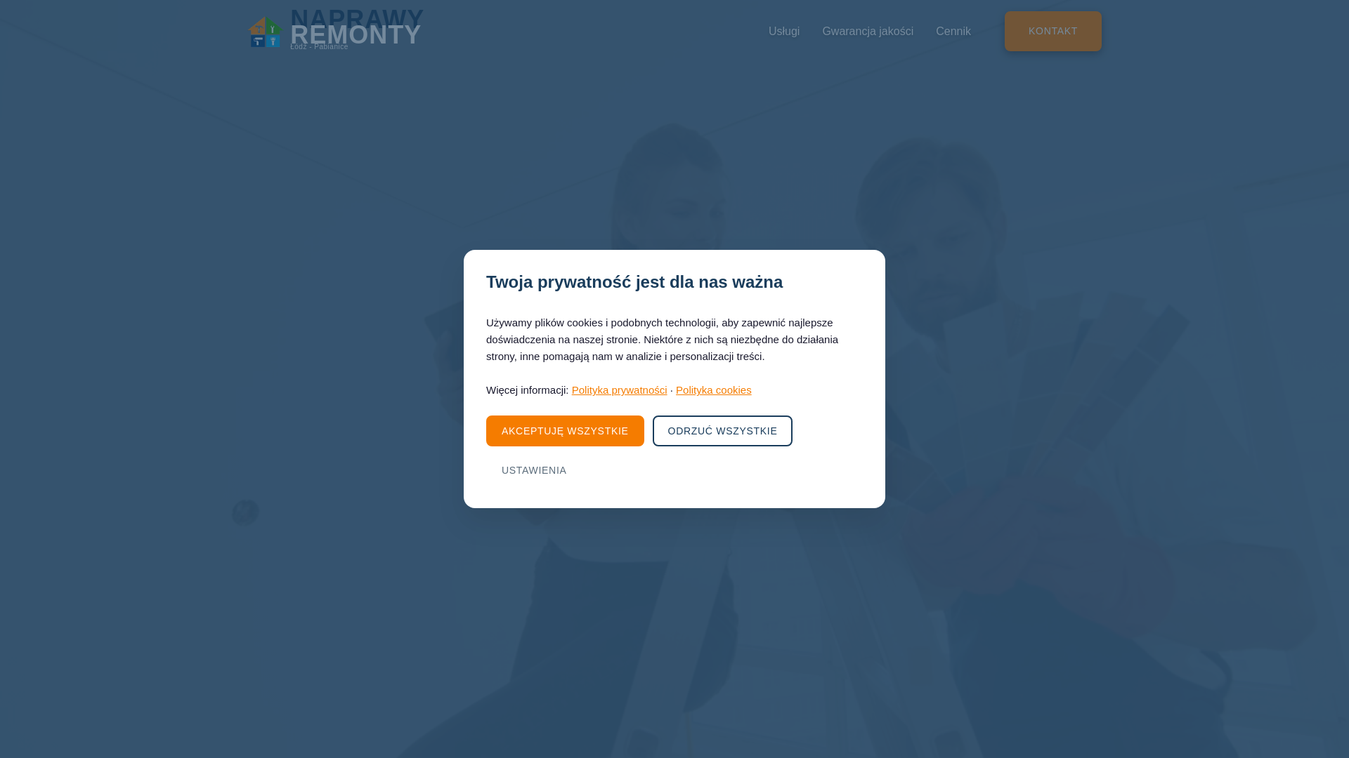 website screenshot of https://naprawy-remonty.pl/