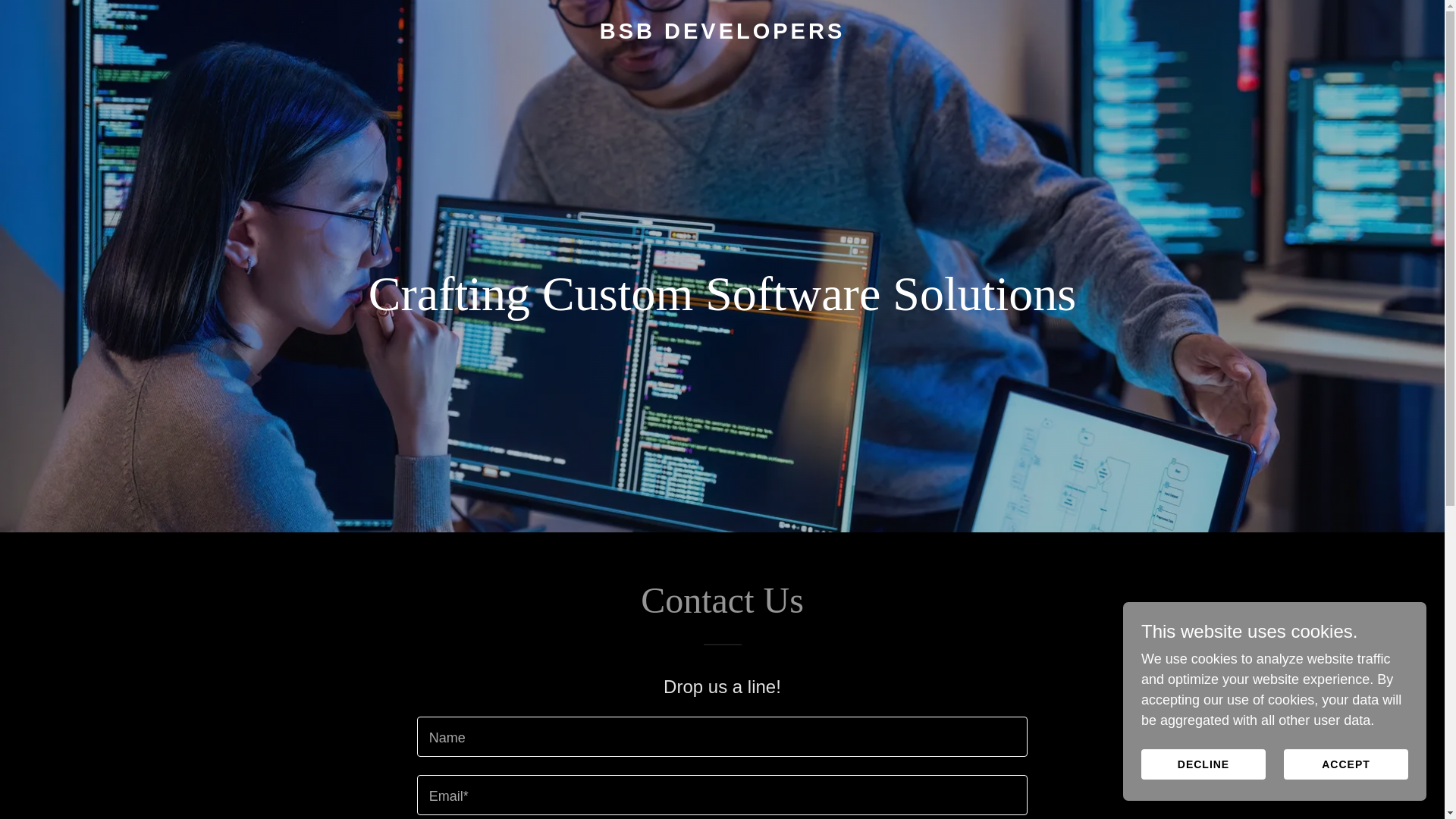 website screenshot of https://bsb-developers.online/