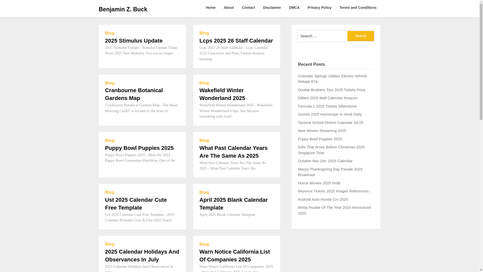 website screenshot of https://benjaminzbuck.pages.dev/