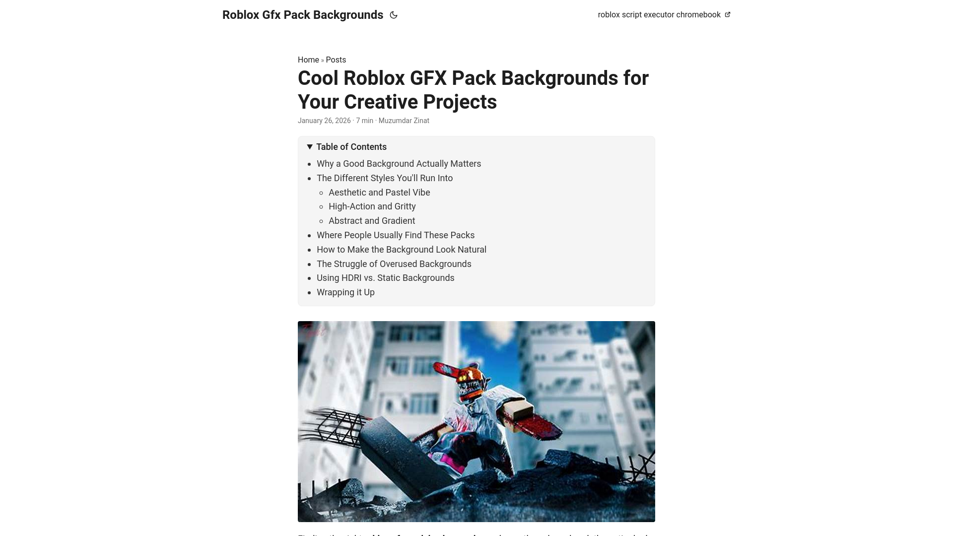 website screenshot of https://roblox-gfx-pack-backgrounds.pages.dev/