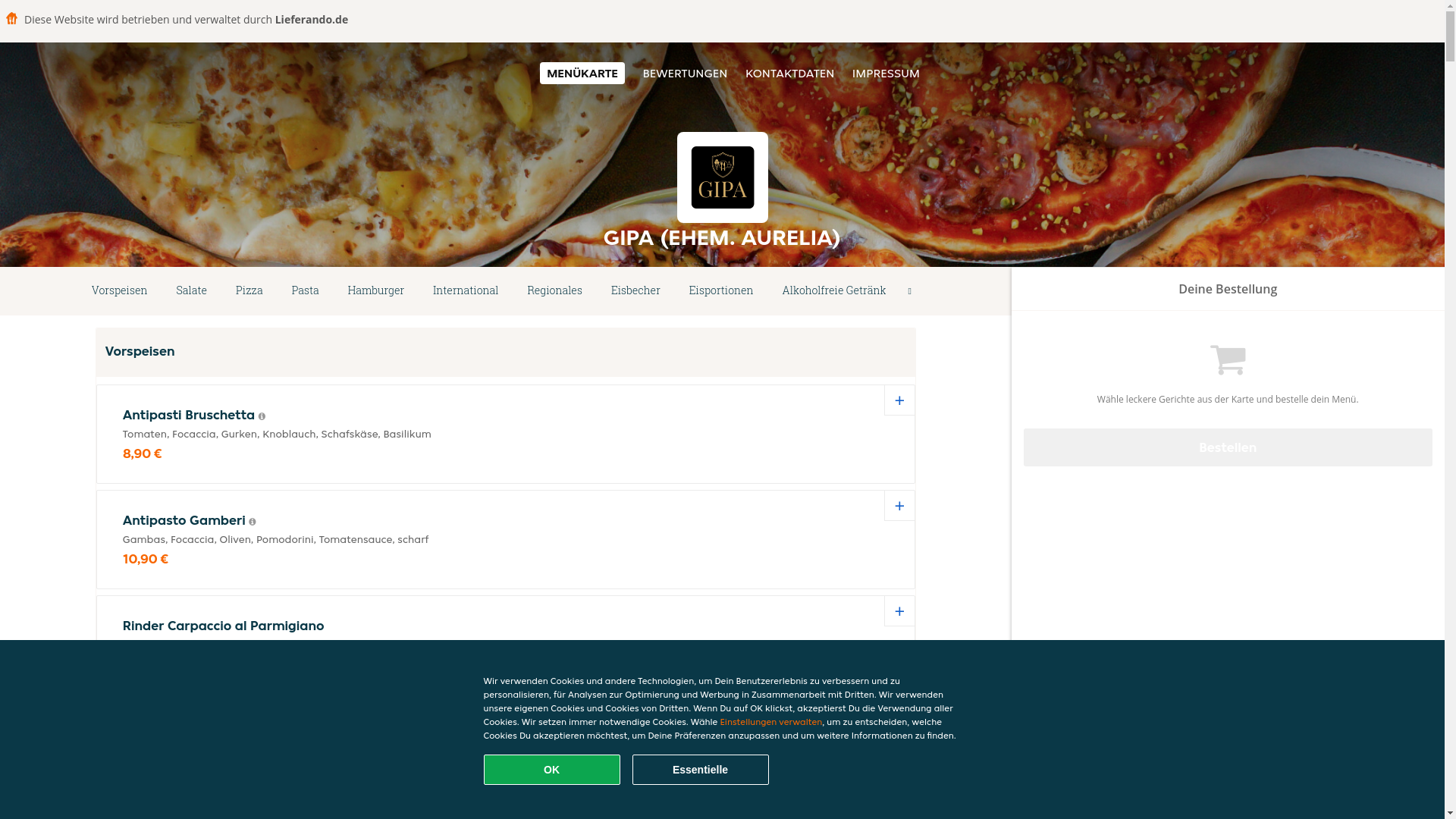 website screenshot of https://gipaehemaurelia-stuttgart.de/