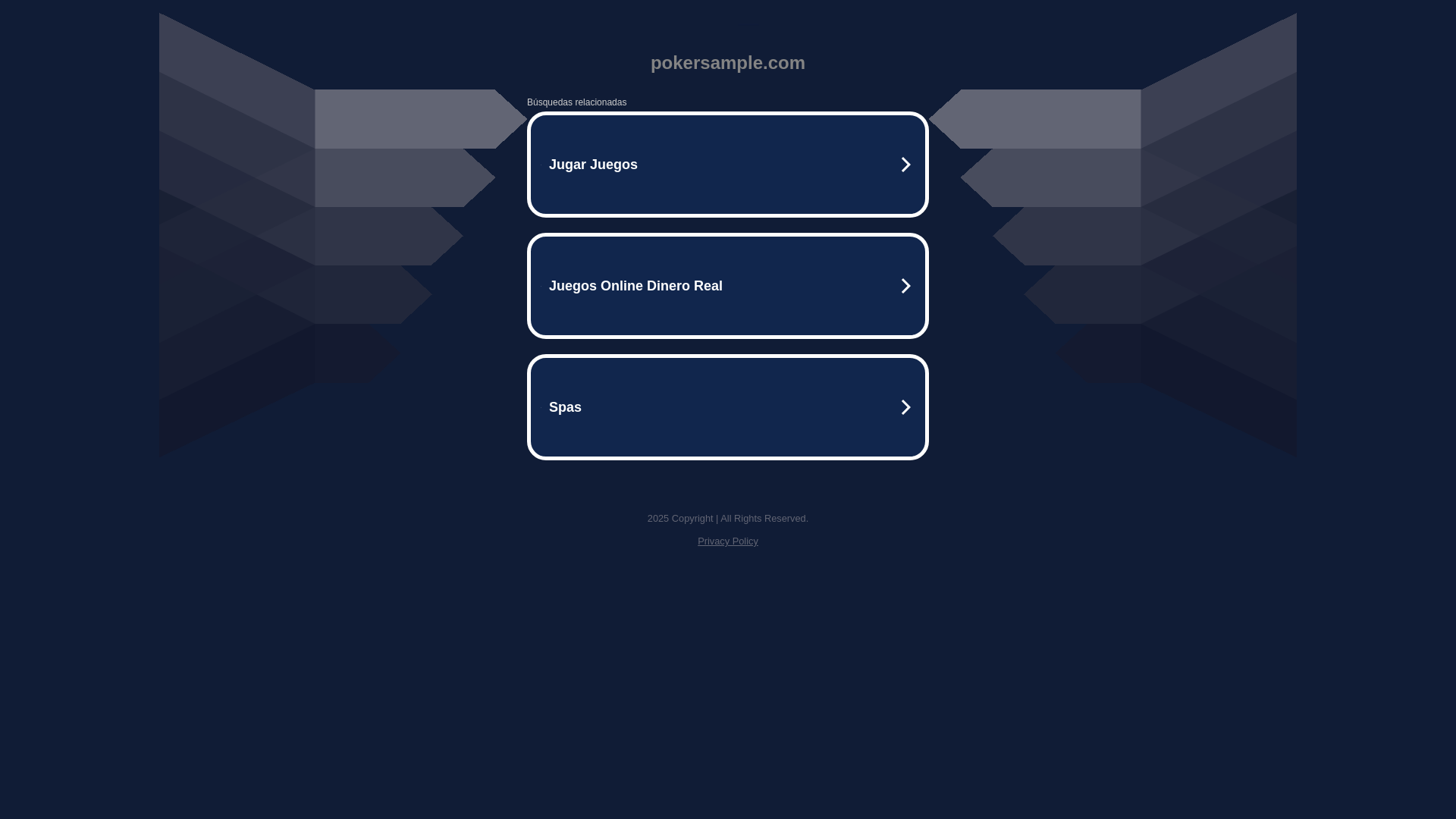 website screenshot of https://pokersample.com/