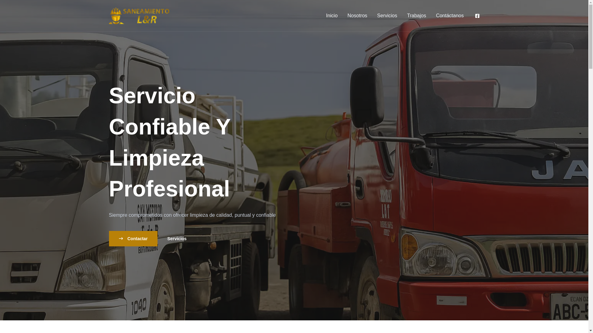website screenshot of https://saneamientolyr.site/