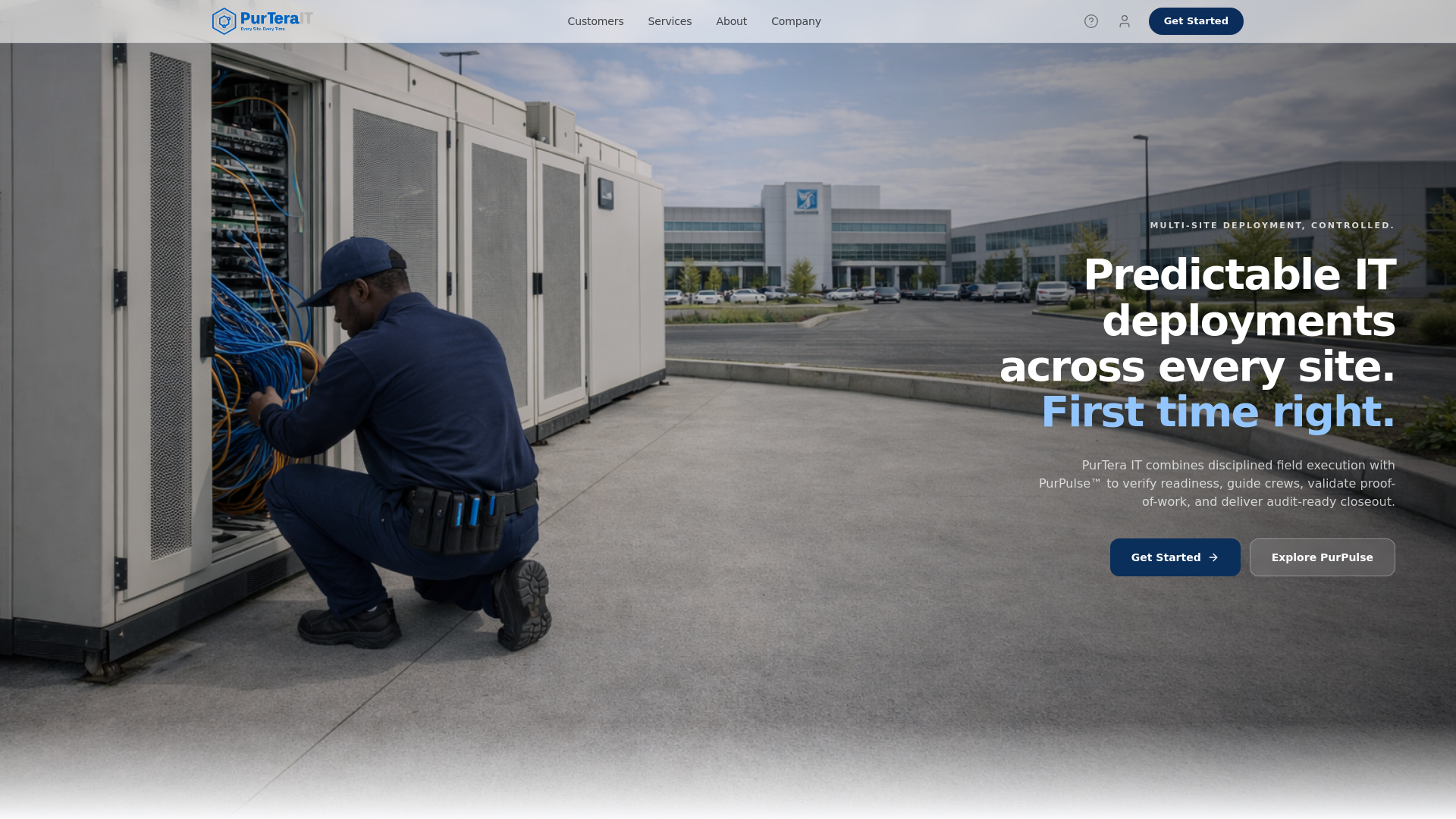website screenshot of https://connect-purtera-it.com