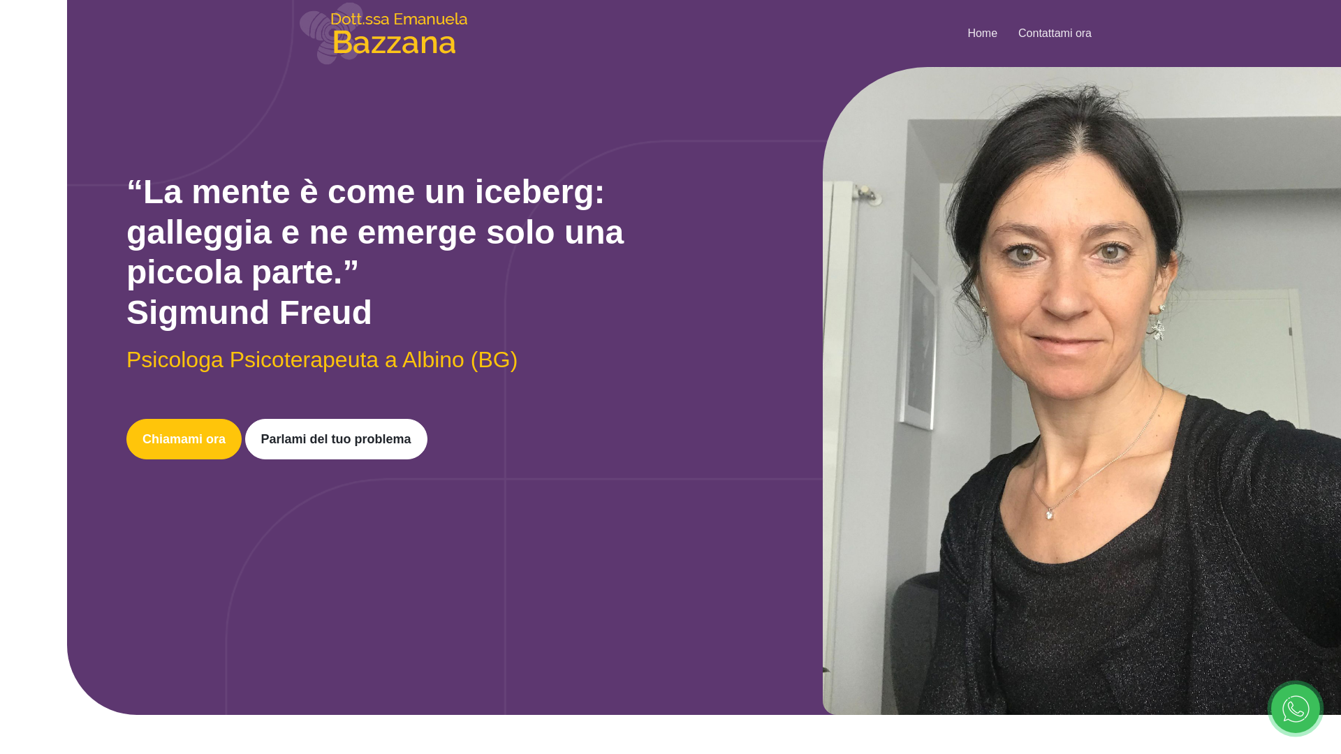 website screenshot of https://emanuelabazzana.it/