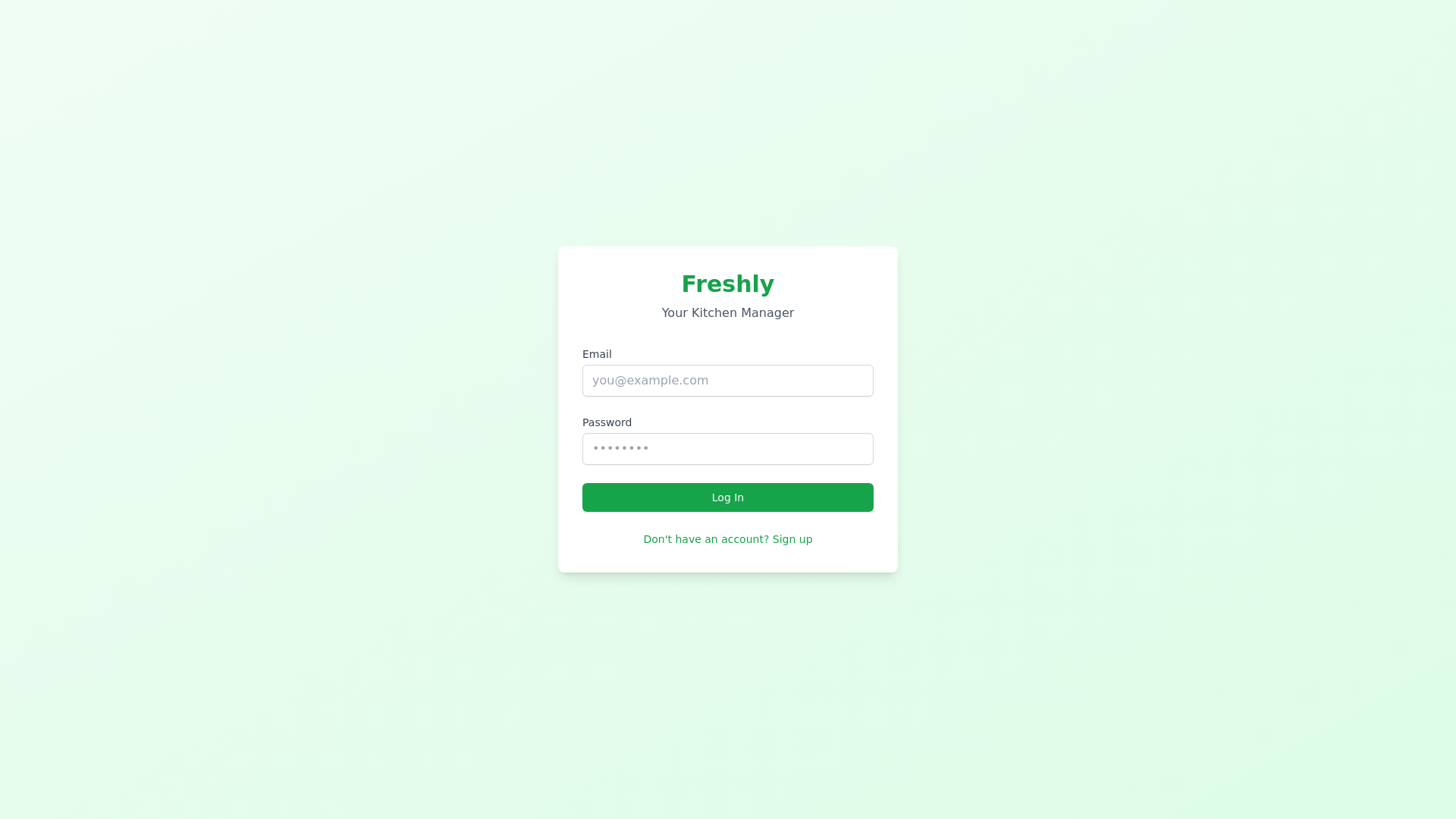website screenshot of https://zinde-freshly-staging.pages.dev/