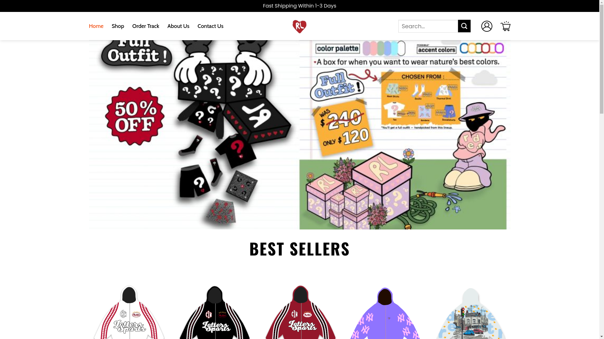 website screenshot of https://globalredletters.shop/