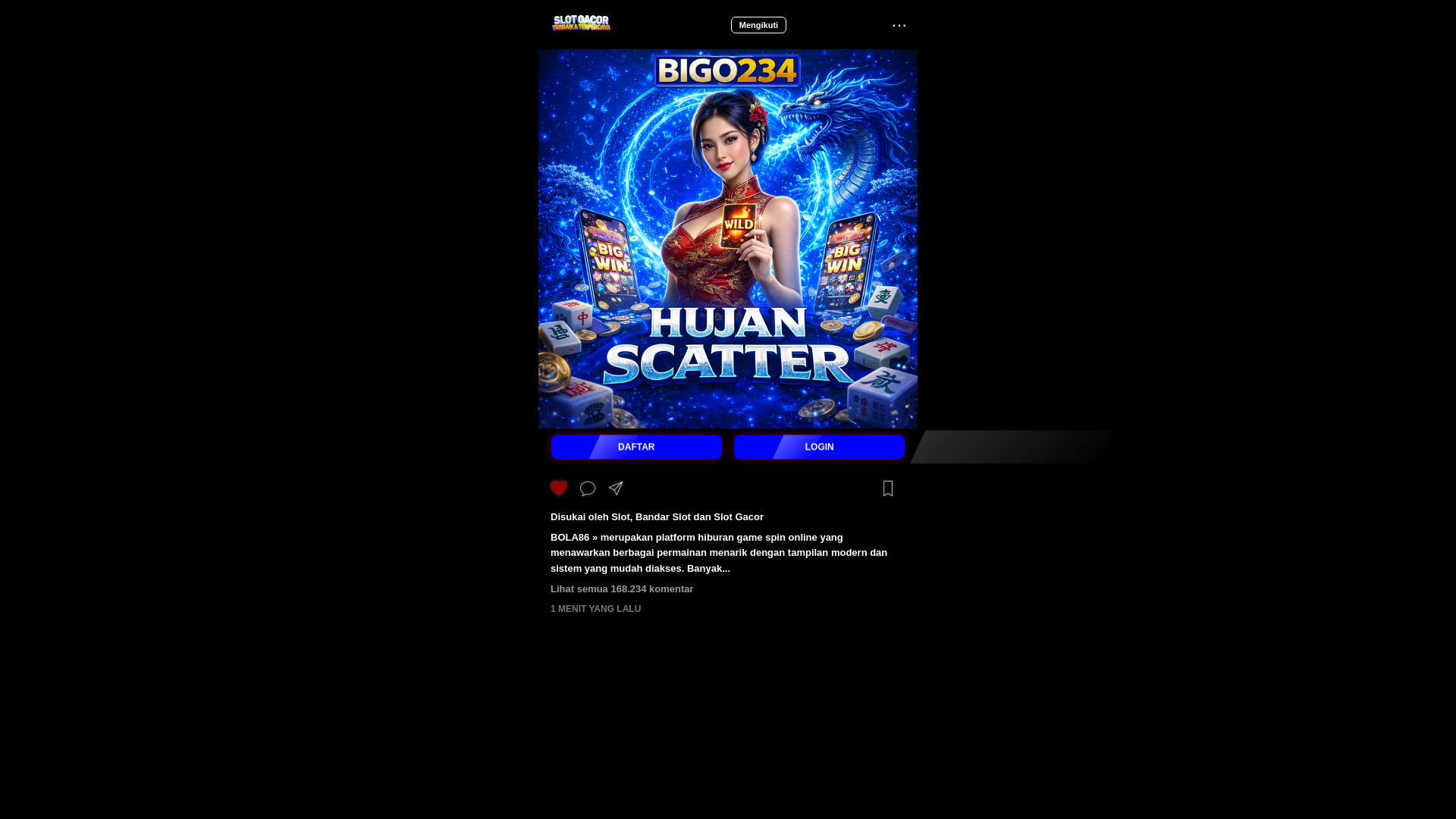 website screenshot of https://linkbola-b7p.pages.dev/