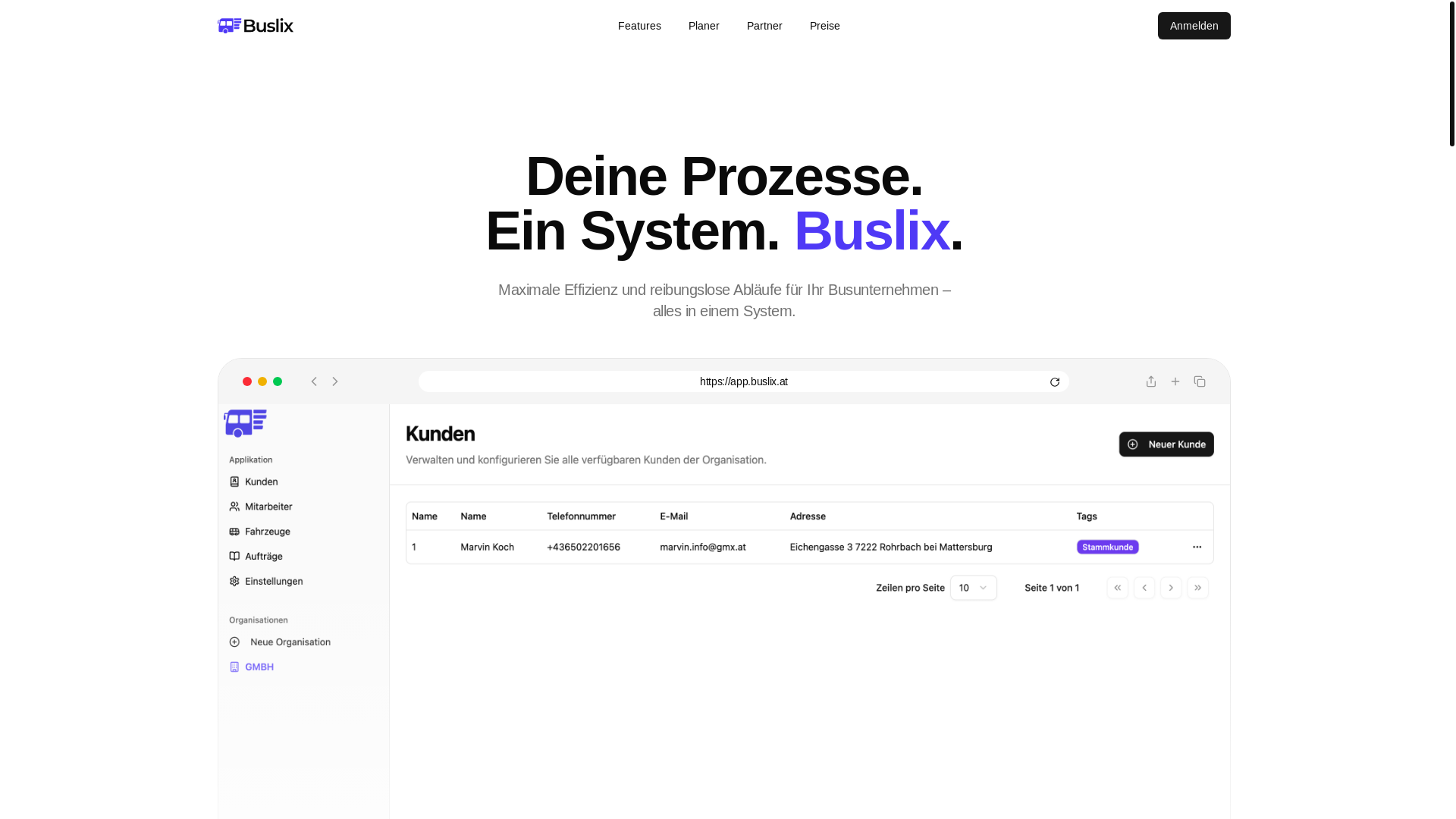 website screenshot of https://buslix-website.pages.dev/
