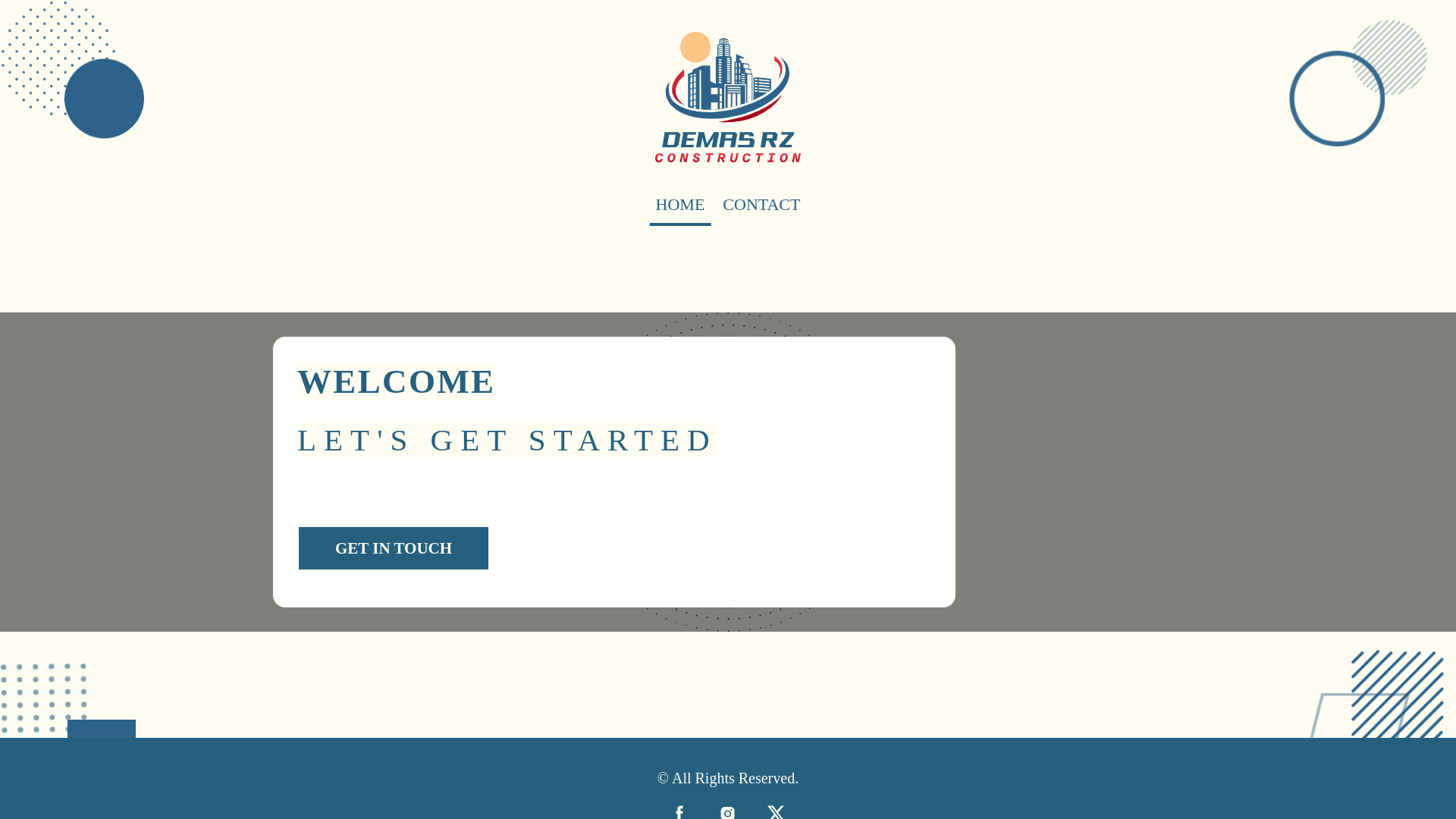 website screenshot of https://demasrzconstruction.com/