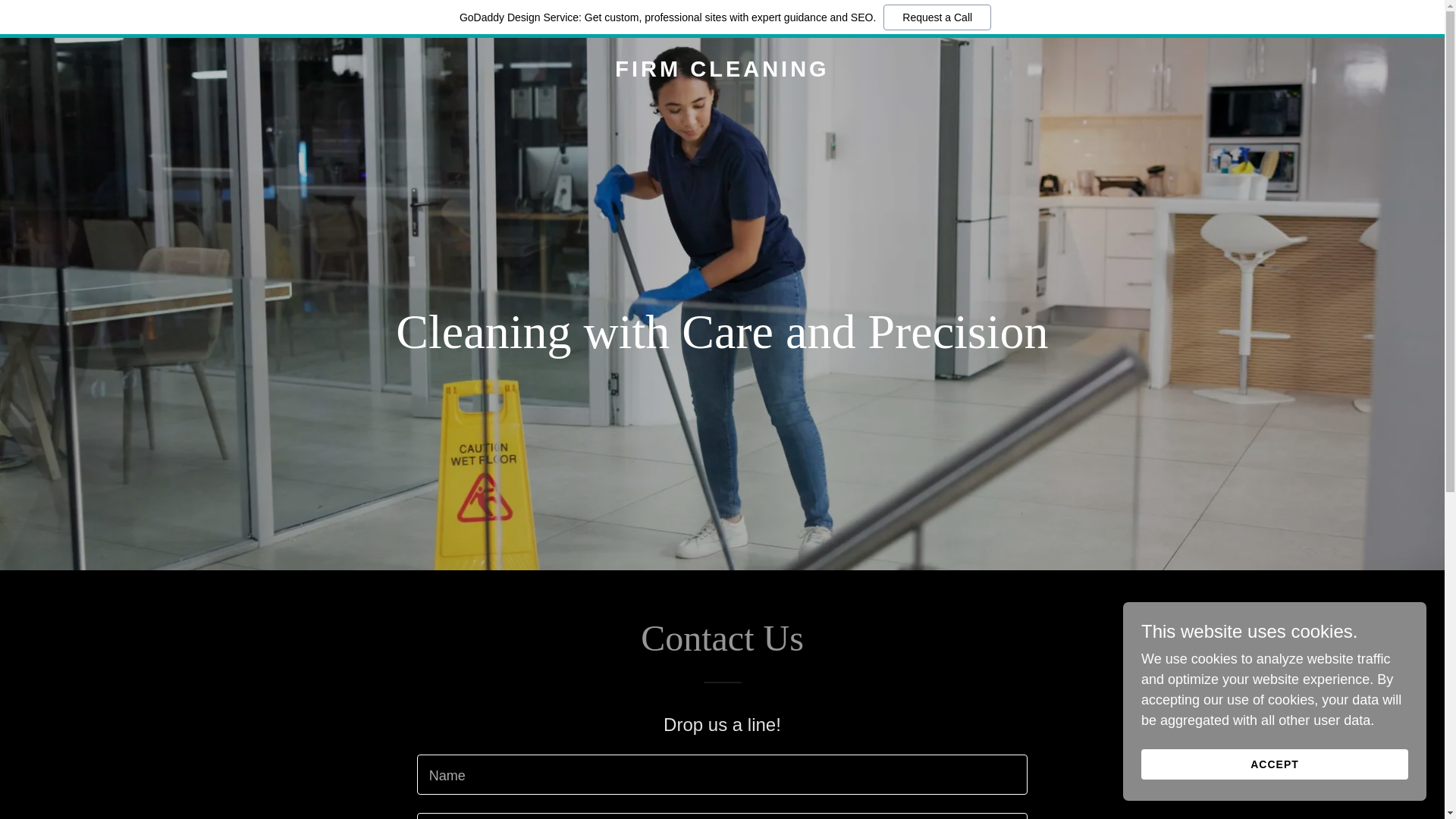 website screenshot of https://firmcleaning.co/