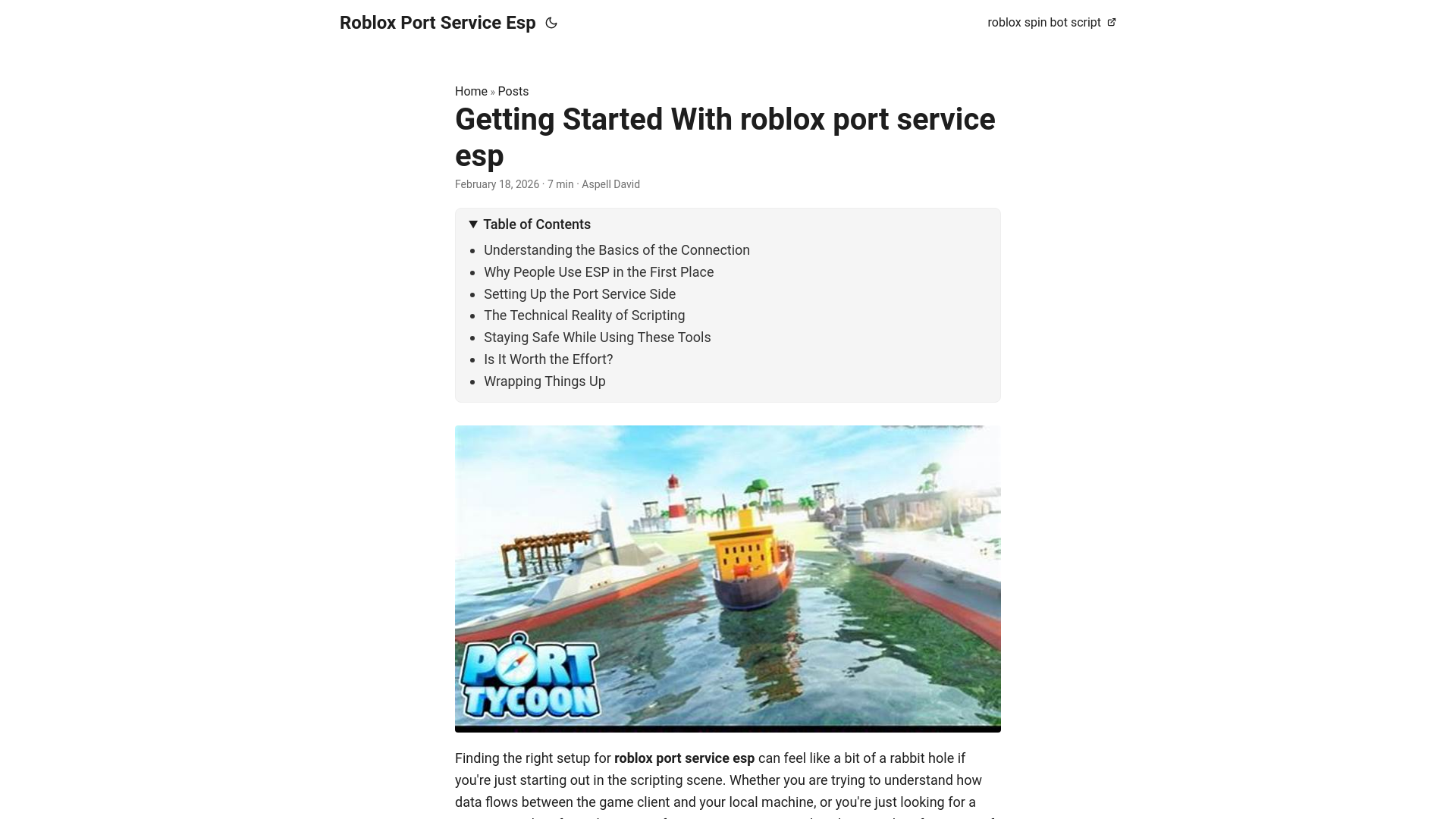 website screenshot of https://roblox-port-service-esp.pages.dev/