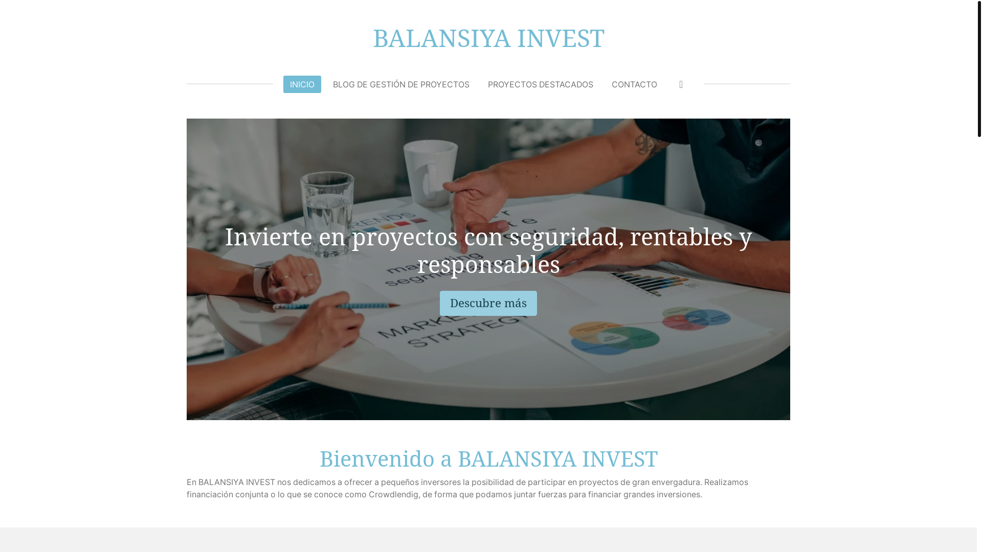 website screenshot of https://balansiyainvest.com/