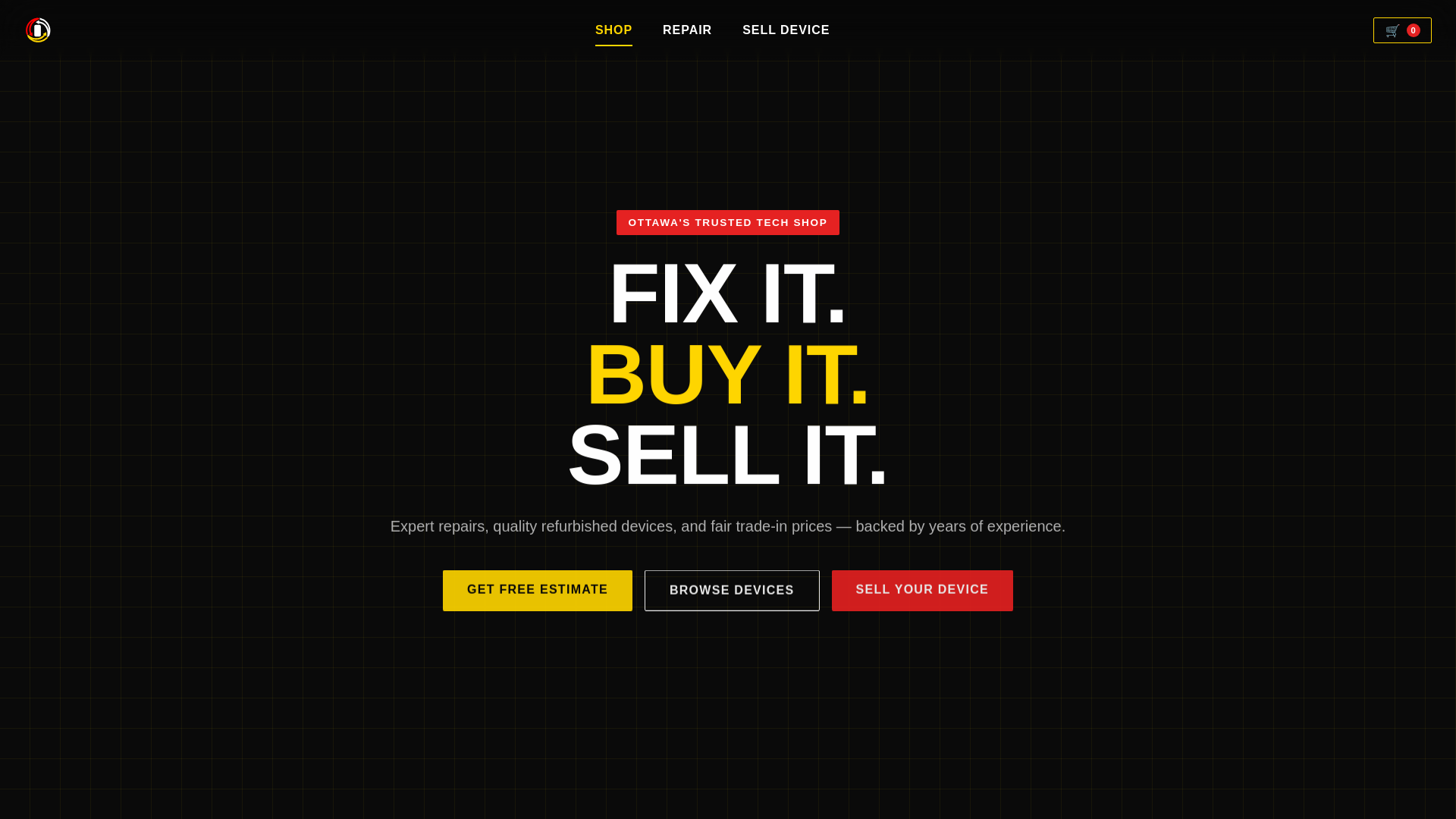website screenshot of https://triomobile.pages.dev/