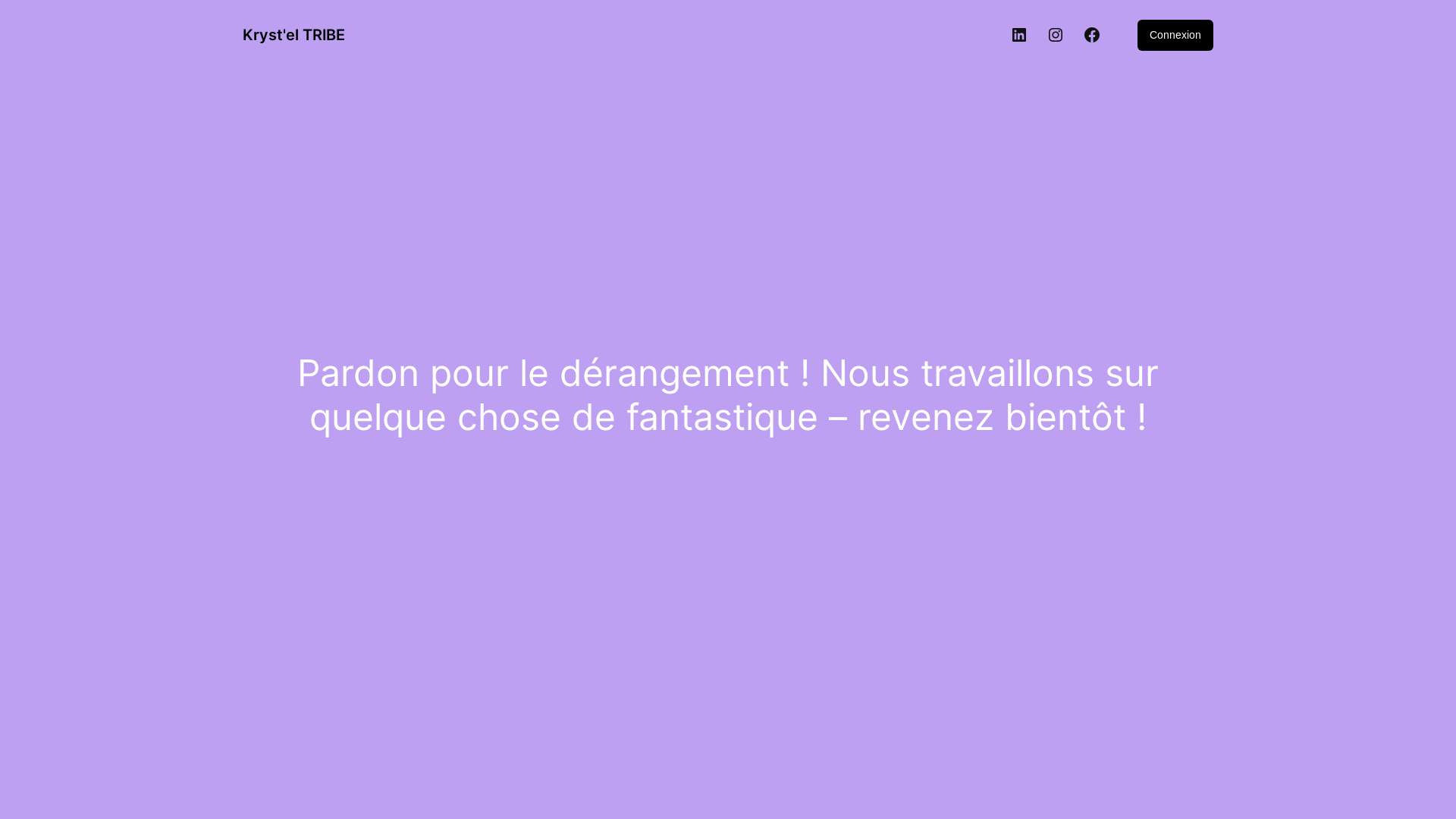 website screenshot of https://krysteltribe.com/