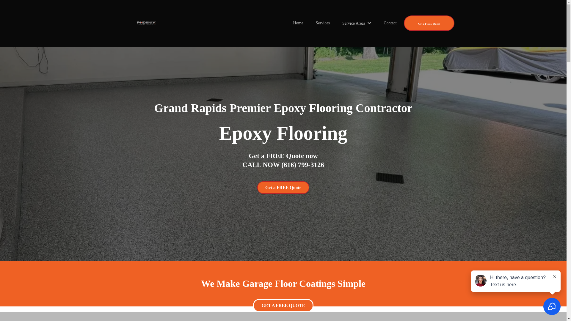 website screenshot of https://garagefloorcoatinggrandrapids.com/