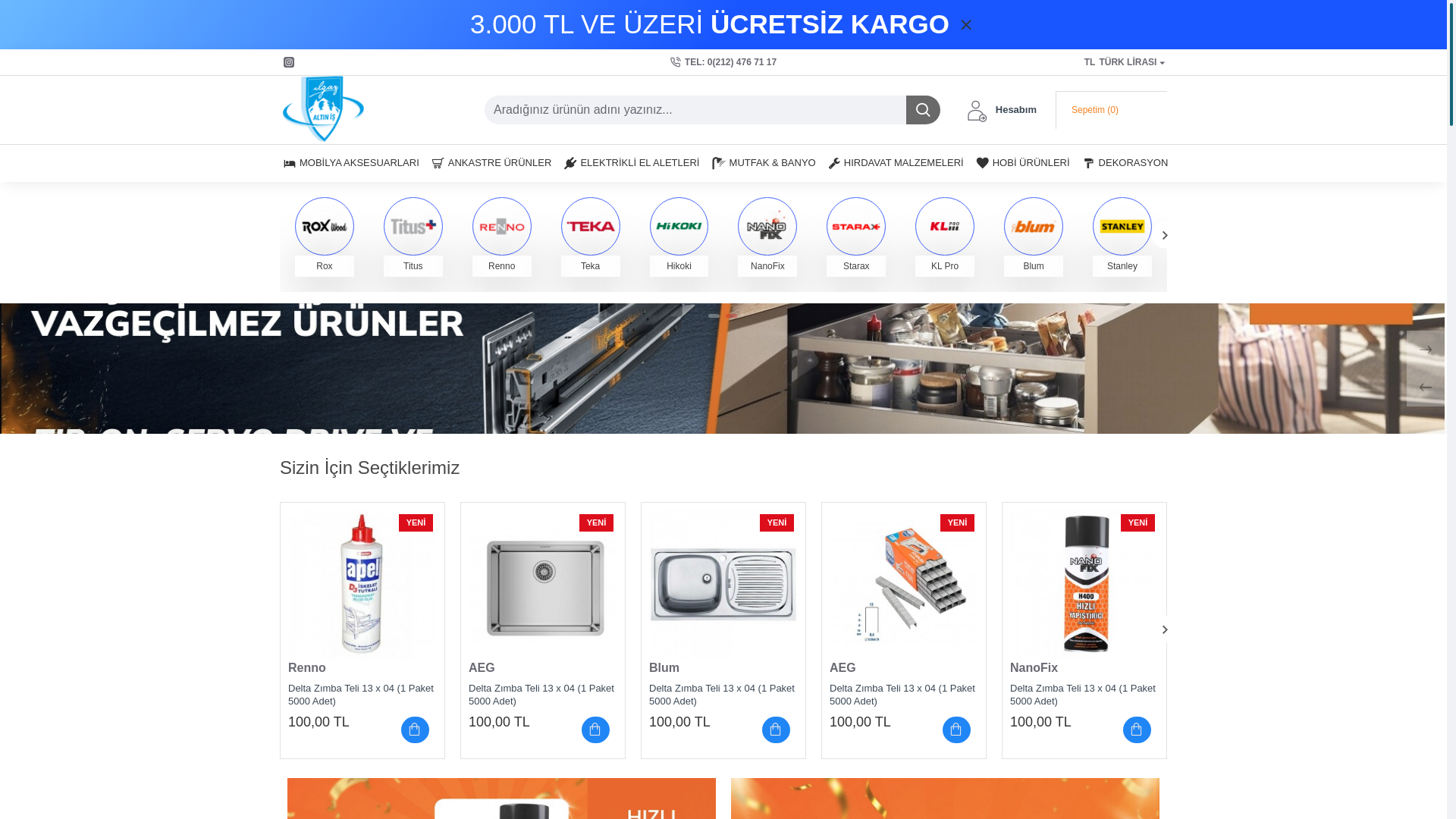 website screenshot of https://ilgazaltinis.com.tr/