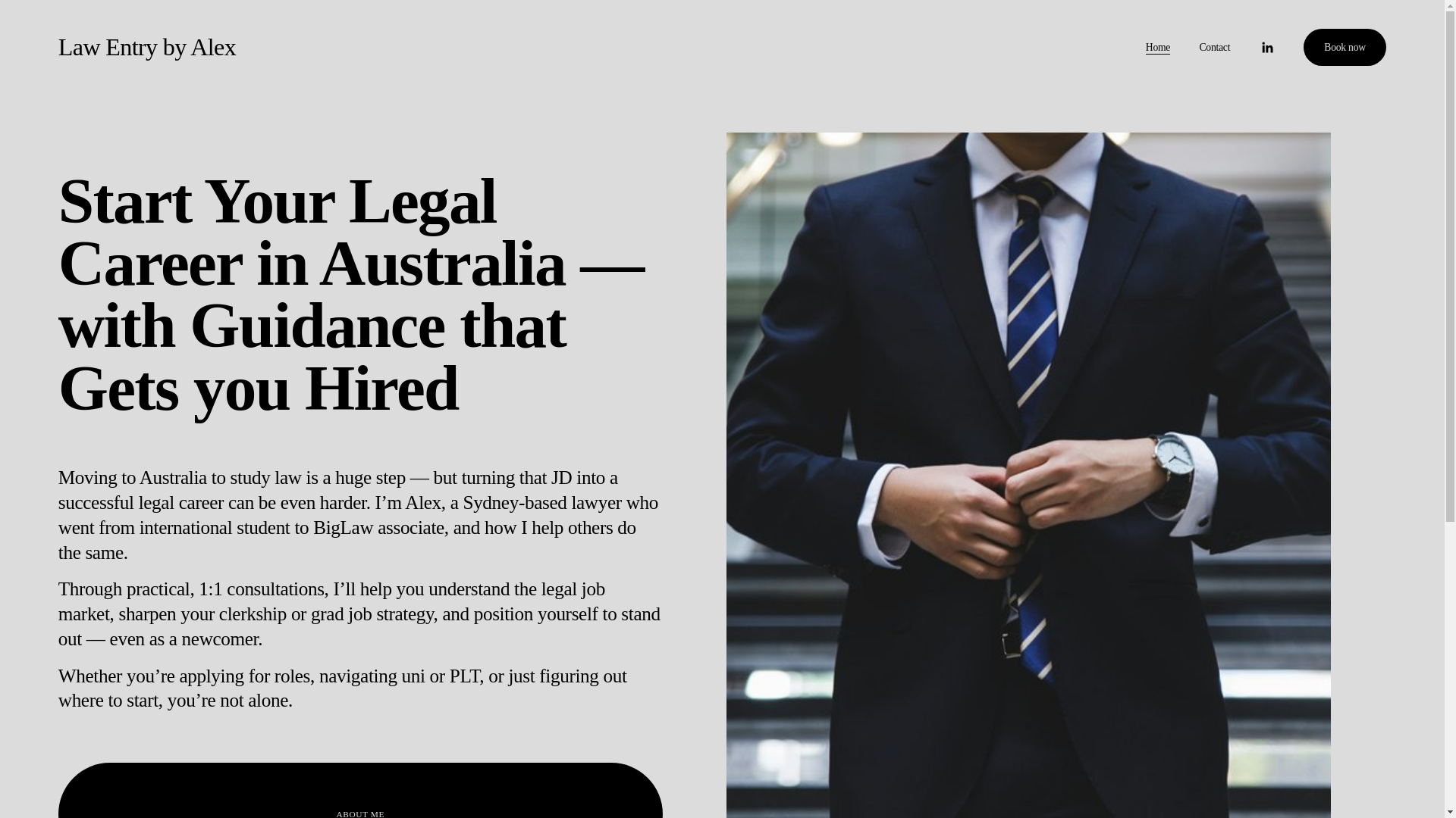 website screenshot of https://lawentrybyalex.com/
