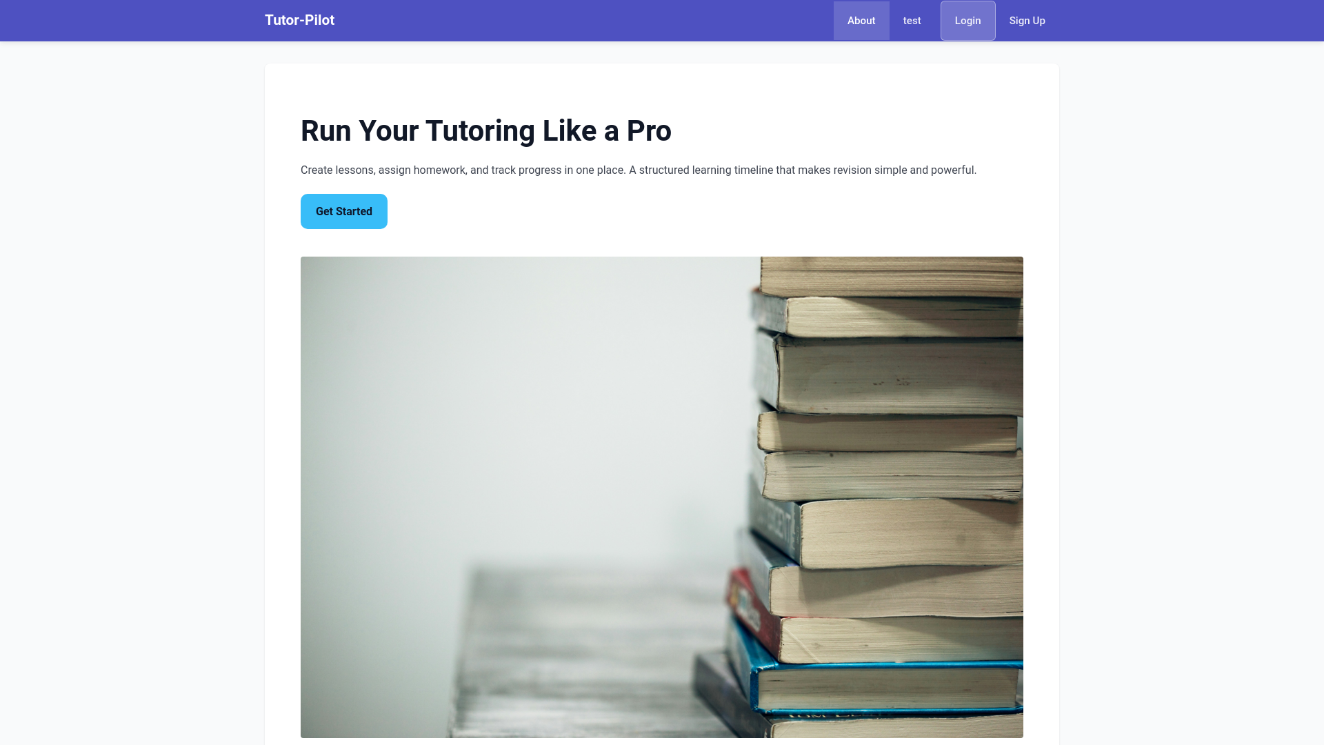 website screenshot of https://tutor-pilot.com