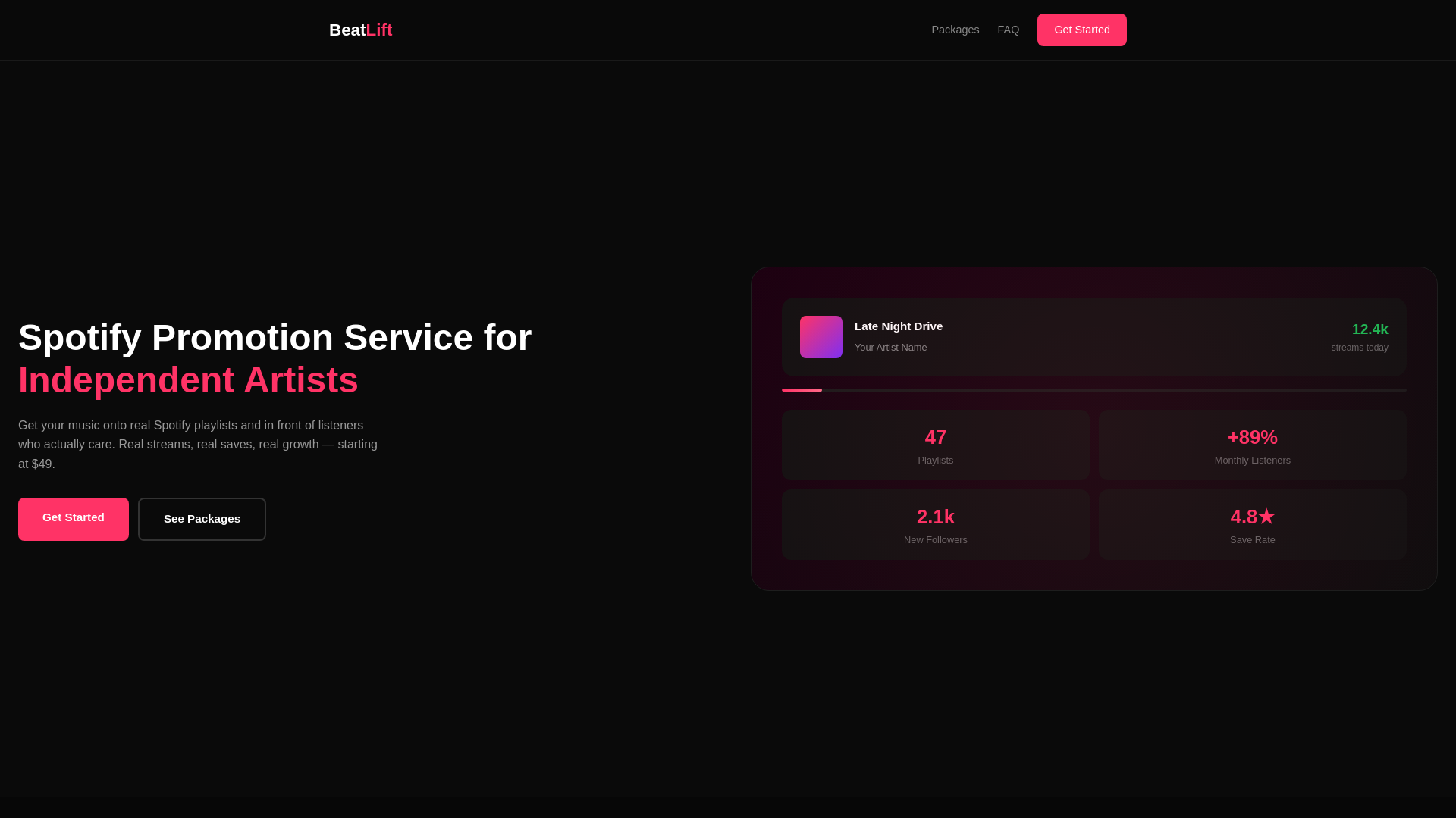 website screenshot of https://beatlift-media.pages.dev/