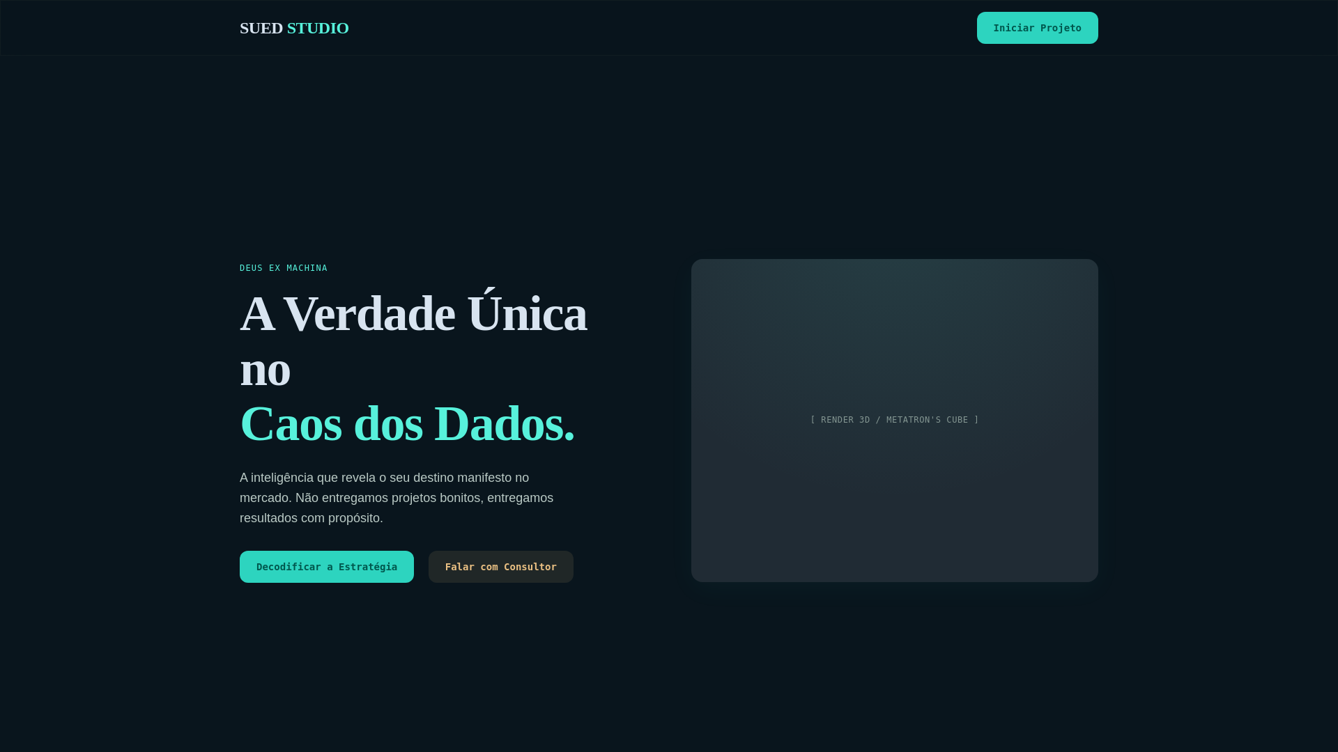 website screenshot of https://suedstudio.com.br/