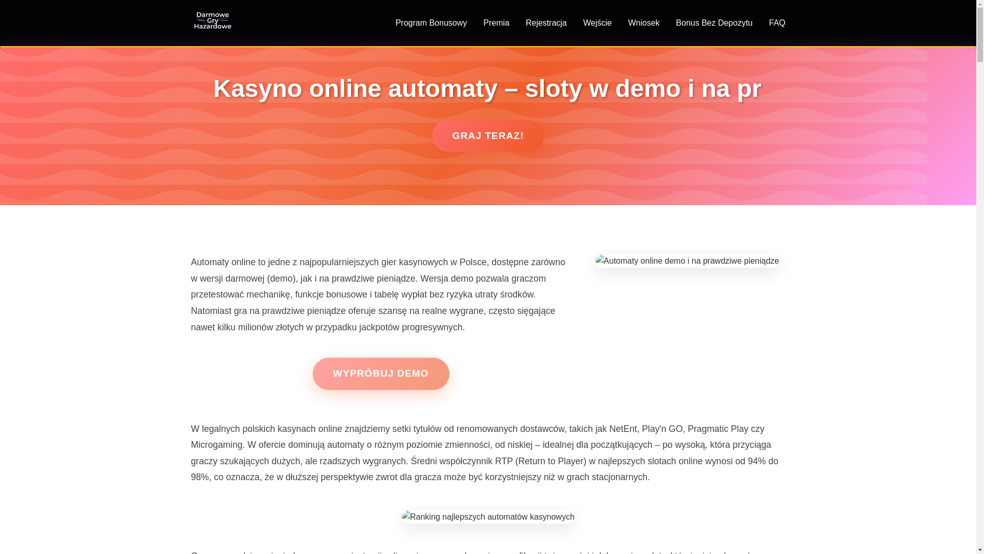website screenshot of https://kasyno.pages.dev/