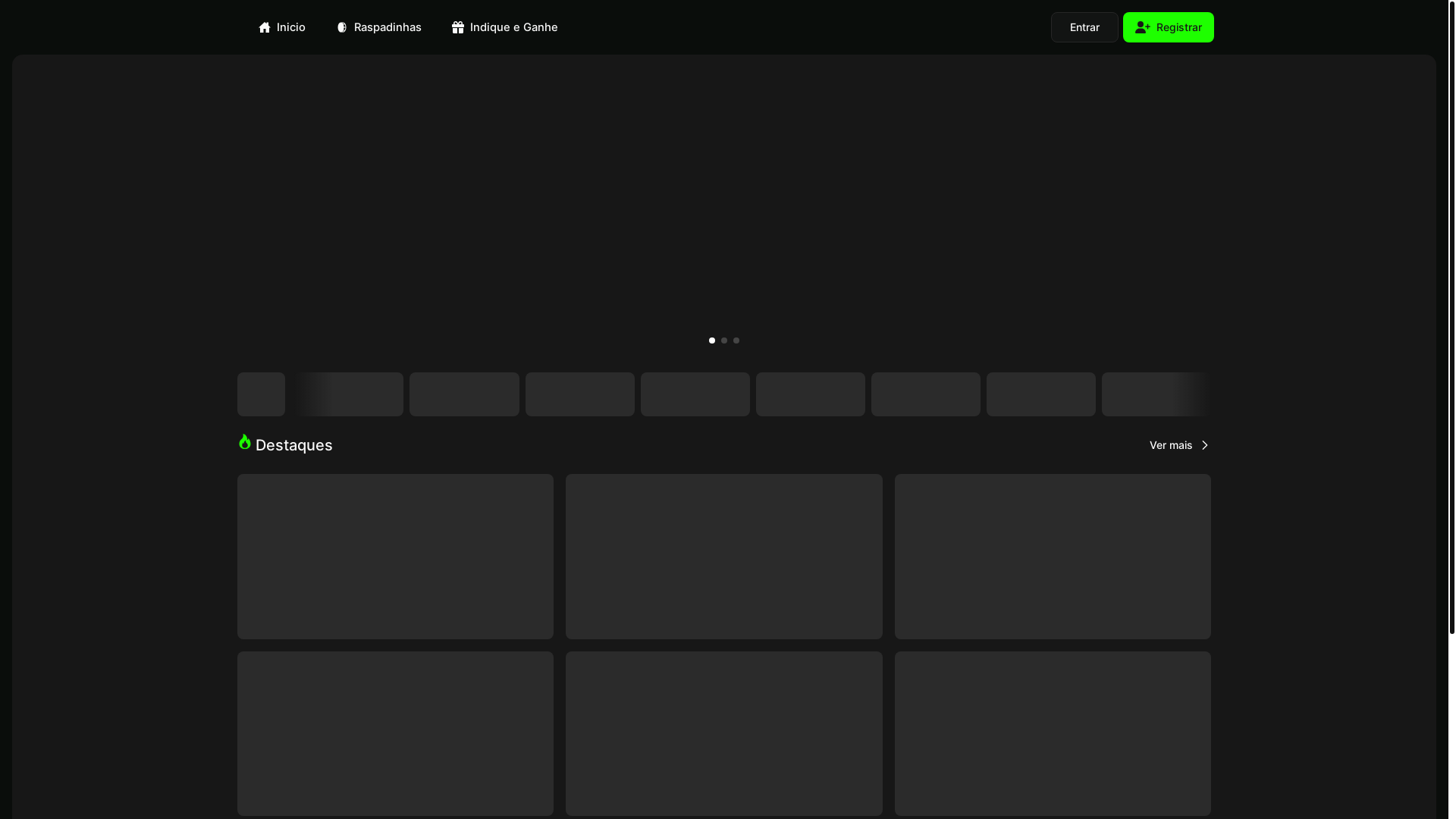 website screenshot of https://raspadiamond.site/