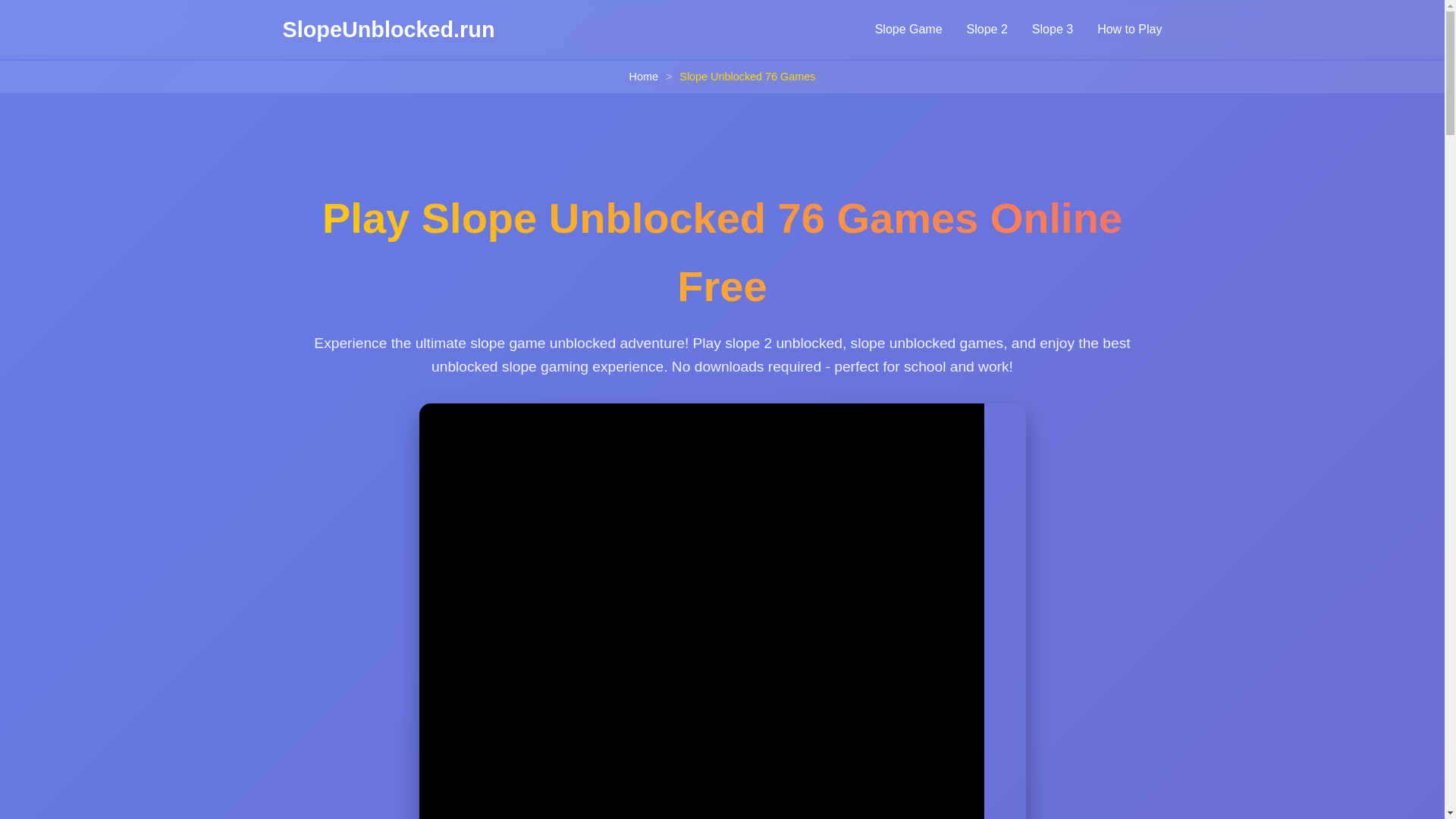 website screenshot of https://slopeunblocked.run/