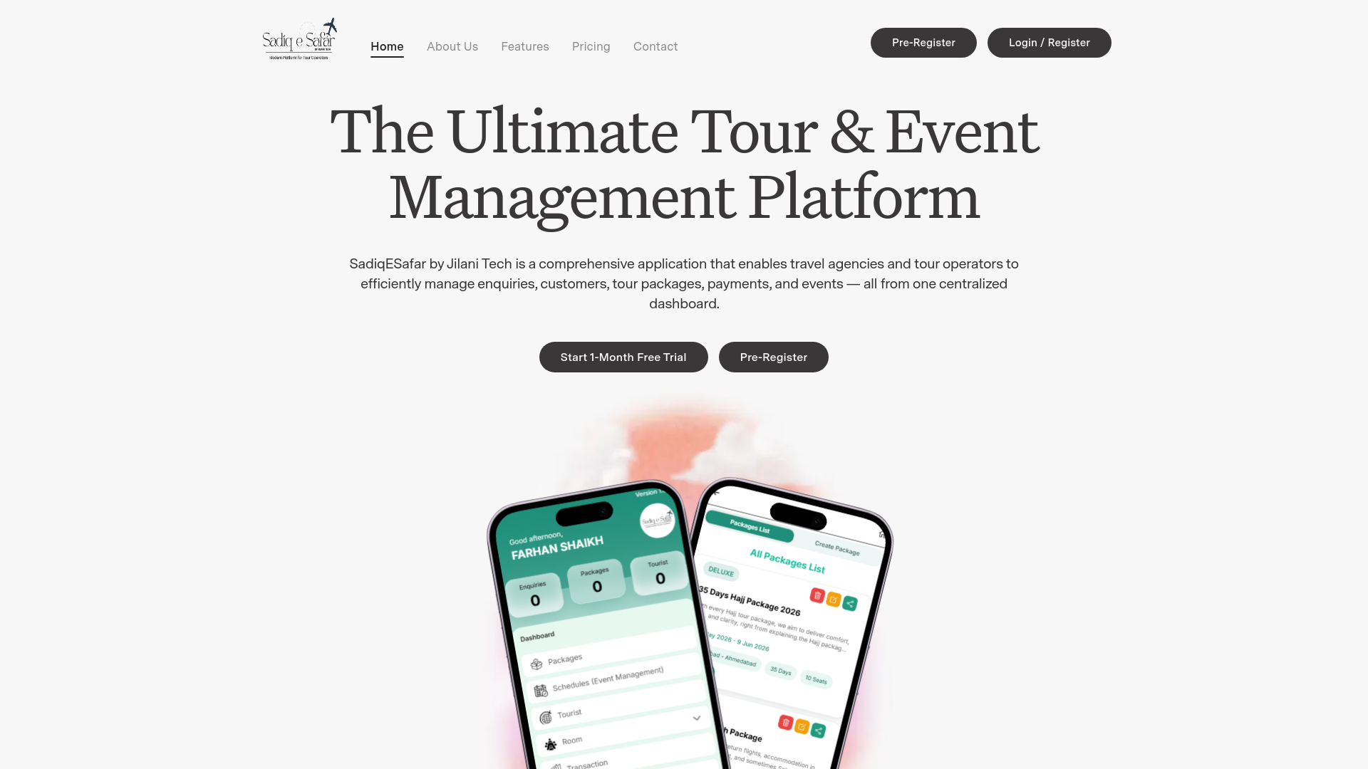 website screenshot of https://dev-sadiq-e-safar.pages.dev/
