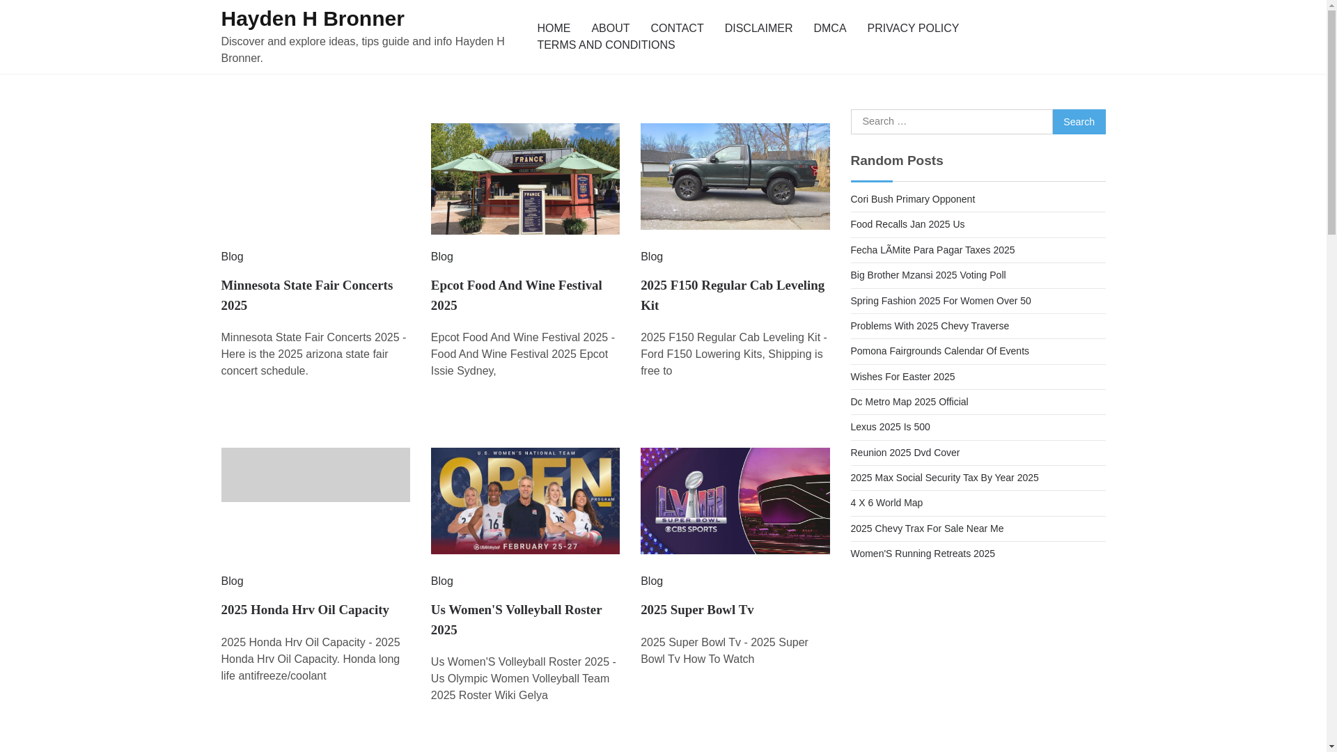 website screenshot of https://haydenhbronner.pages.dev/