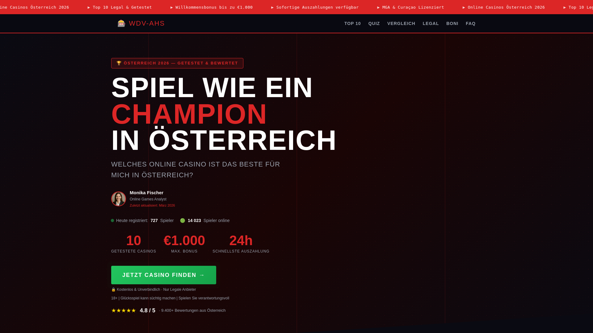 website screenshot of https://wdv-ahs-at.pages.dev/