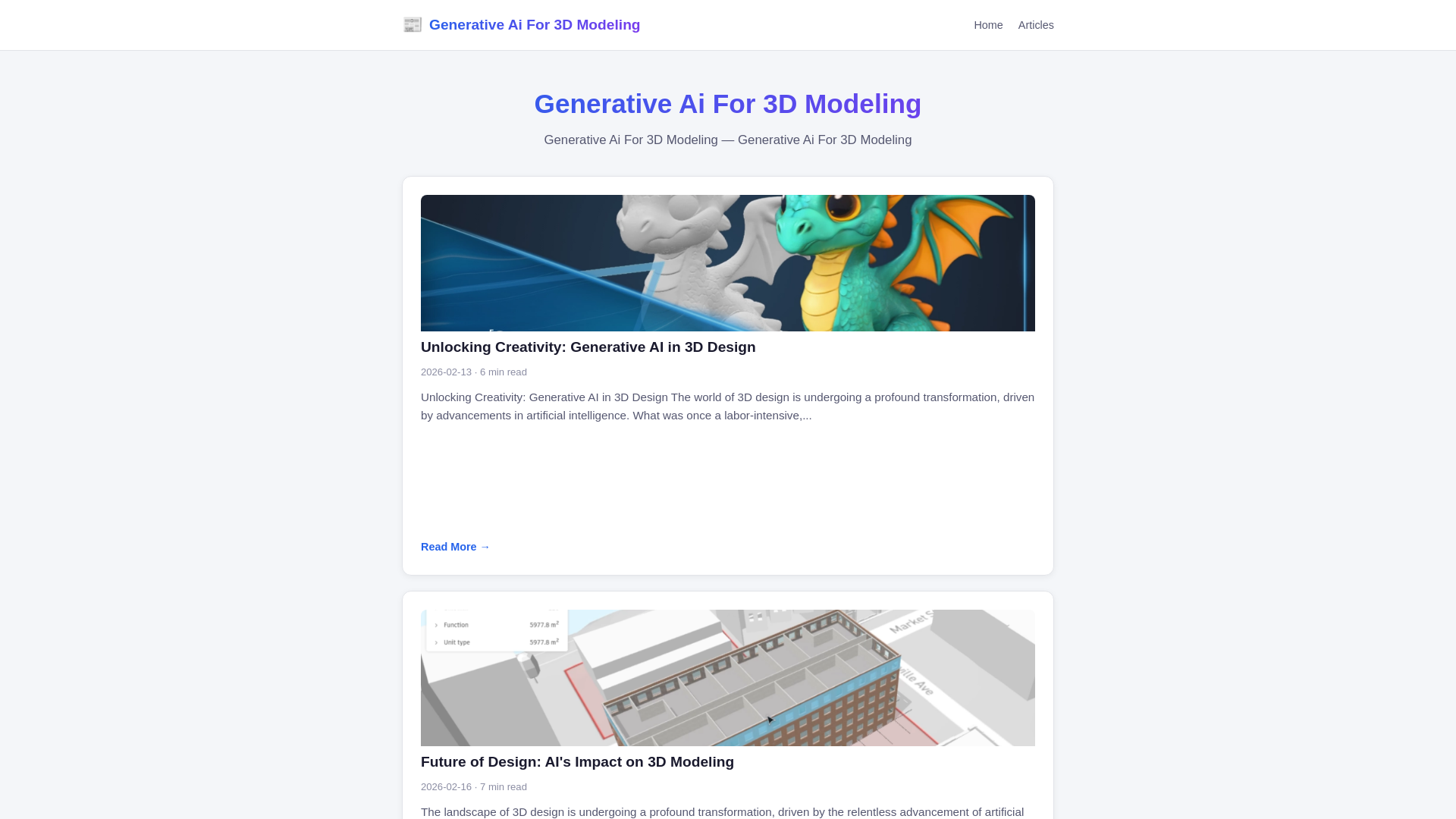 website screenshot of https://generative-ai-for-3d-modeling-de0.pages.dev/