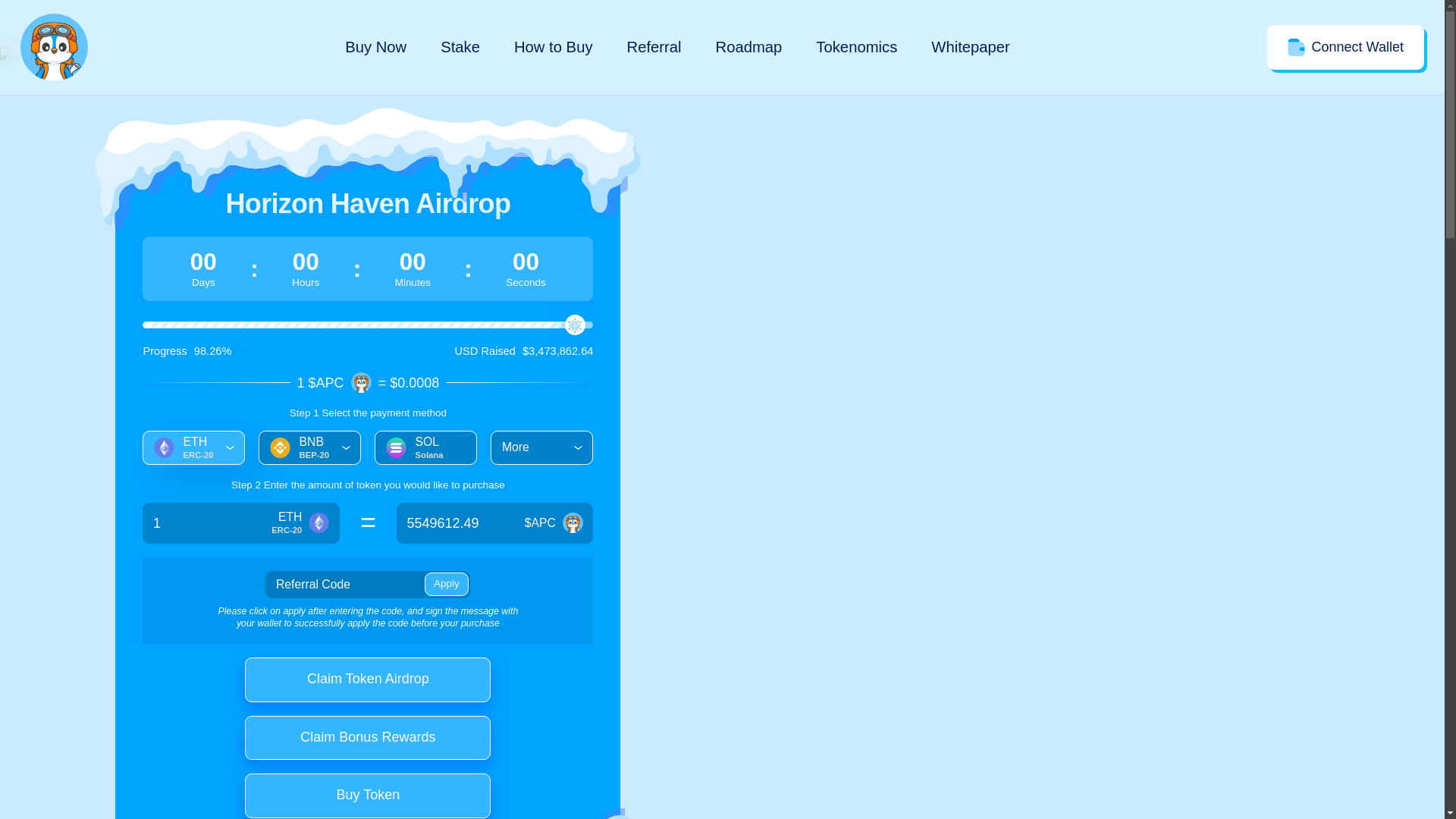 website screenshot of https://claim-arcticpablo.pages.dev/