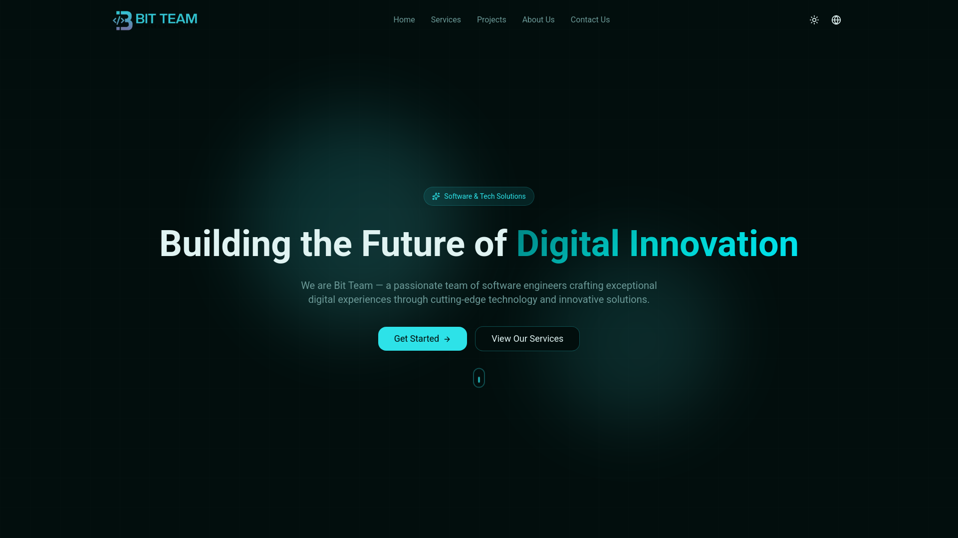 website screenshot of https://bit-tech.tech/