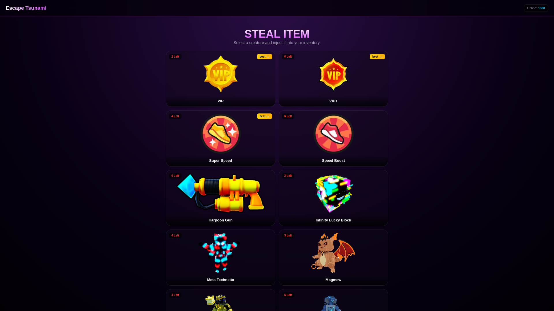 website screenshot of https://steal-a-brainrot1.pages.dev/