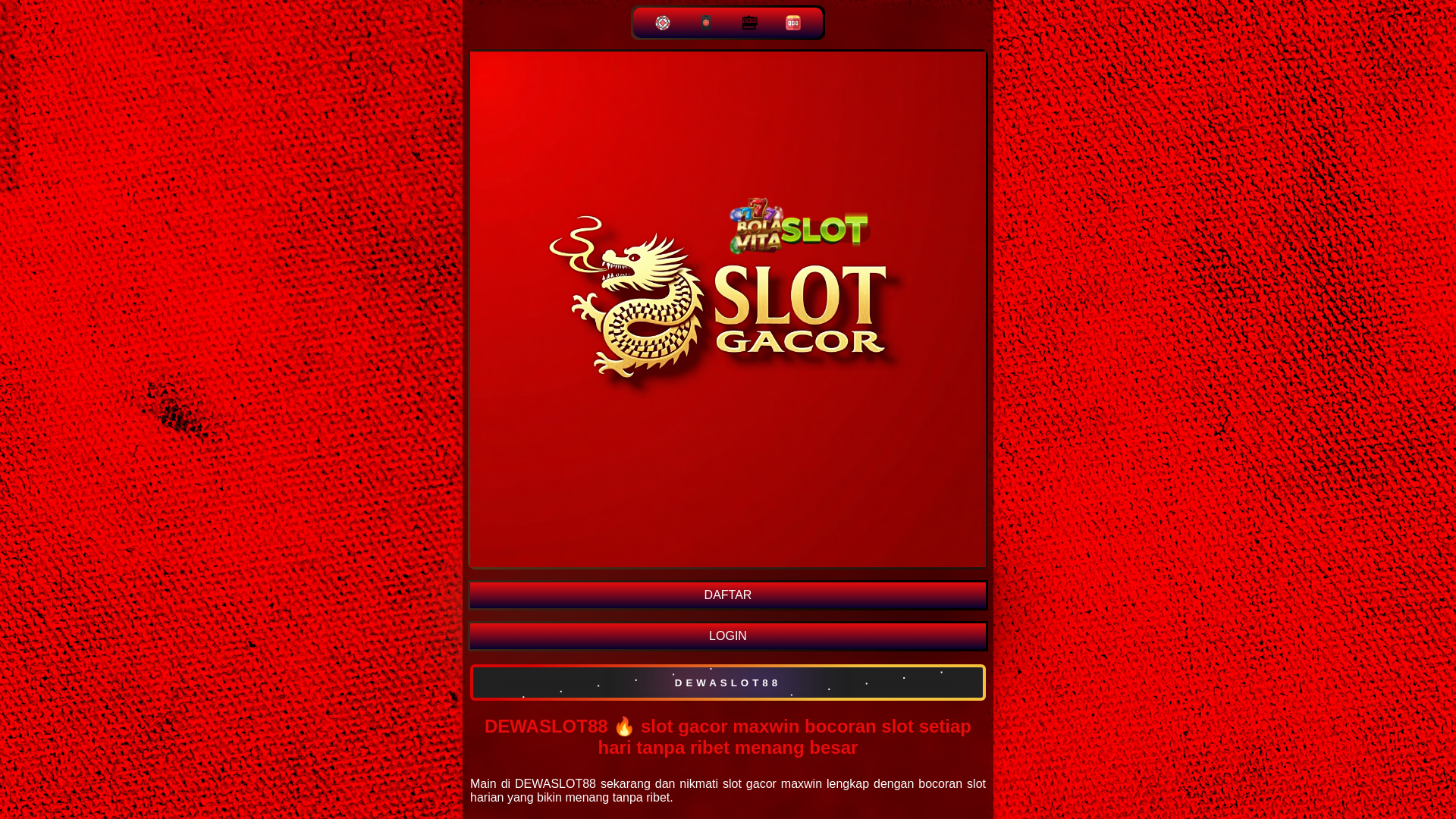 website screenshot of https://bocoran-slot-setiap-hari.pages.dev/